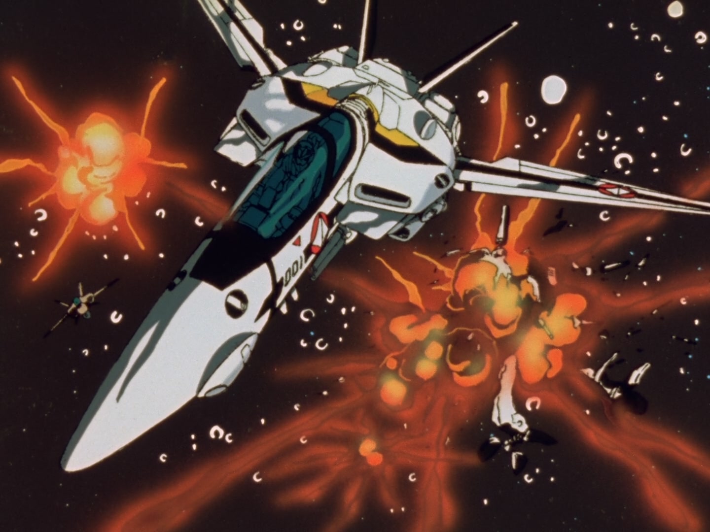 Super Dimension Fortress Macross Ep 6: Daedalus Attack @ 22:45