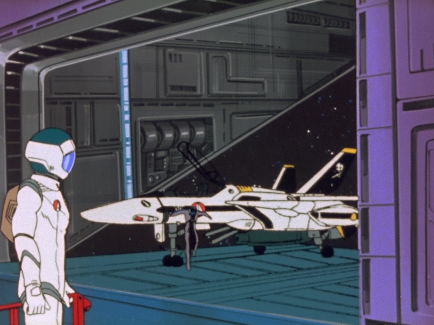 Super Dimension Fortress Macross Ep 7: Bye Bye Mars @ 05:20