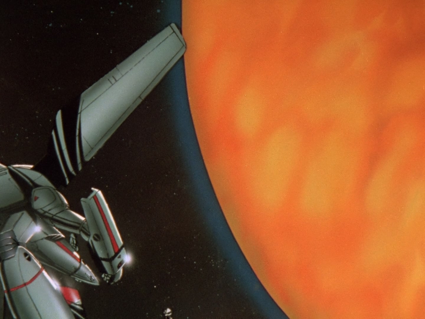 Super Dimension Fortress Macross Ep 7: Bye Bye Mars @ 23:25