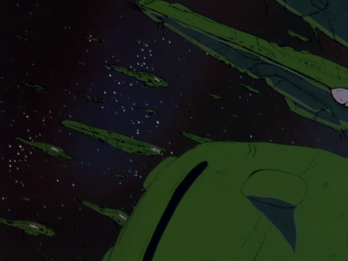 Super Dimension Fortress Macross Ep 12: Big Escape @ 13:35