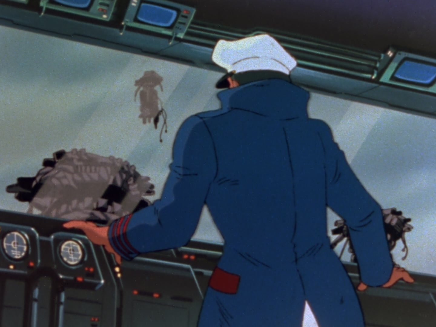Super Dimension Fortress Macross Ep 14: Global Report @ 05:21