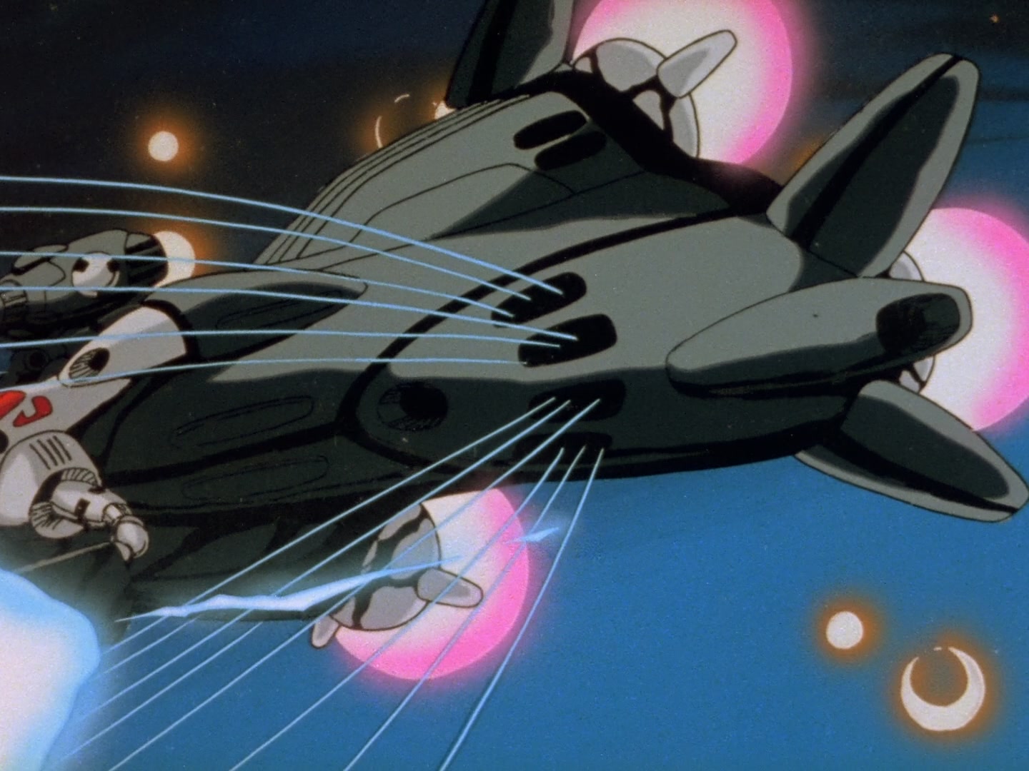 Super Dimension Fortress Macross Ep 19: Burst Point @ 14:46