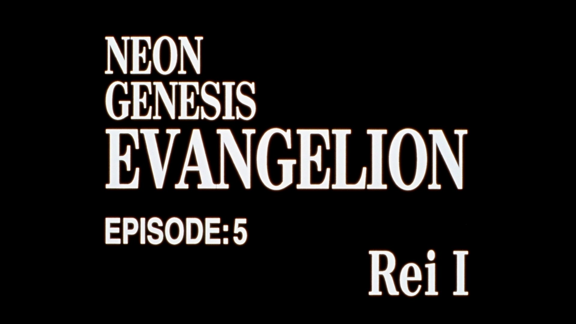 Neon Genesis Evangelion Ep 5: Rei I @ 13:12