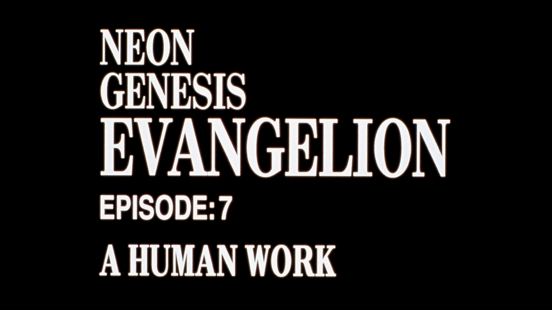 Neon Genesis Evangelion Ep 7: A Human Work @ 08:22