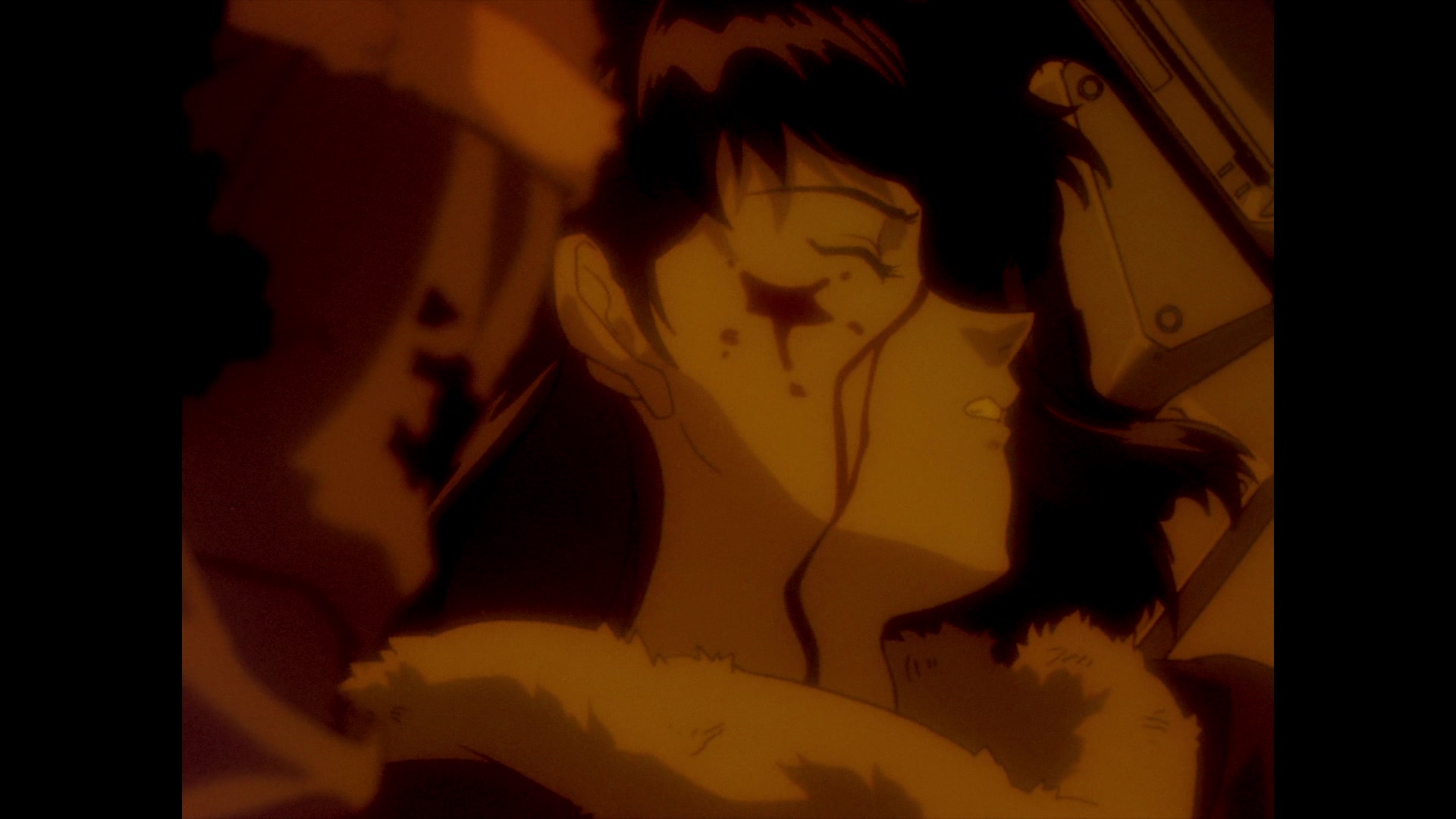 Neon Genesis Evangelion Ep 12: She said, "Don't make others suffer for your personal hatred." @ 01:57