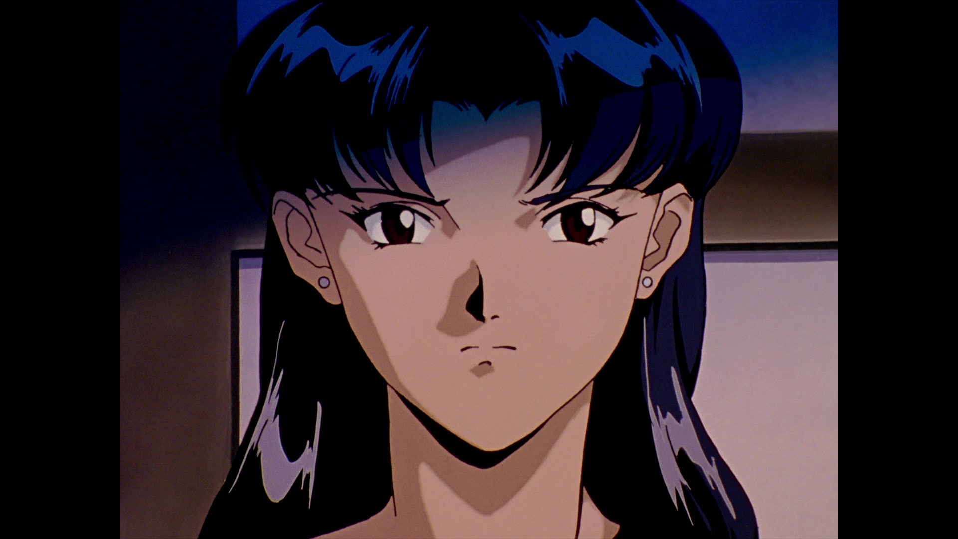 Neon Genesis Evangelion Ep 12: She said, "Don't make others suffer for your personal hatred." @ 02:44