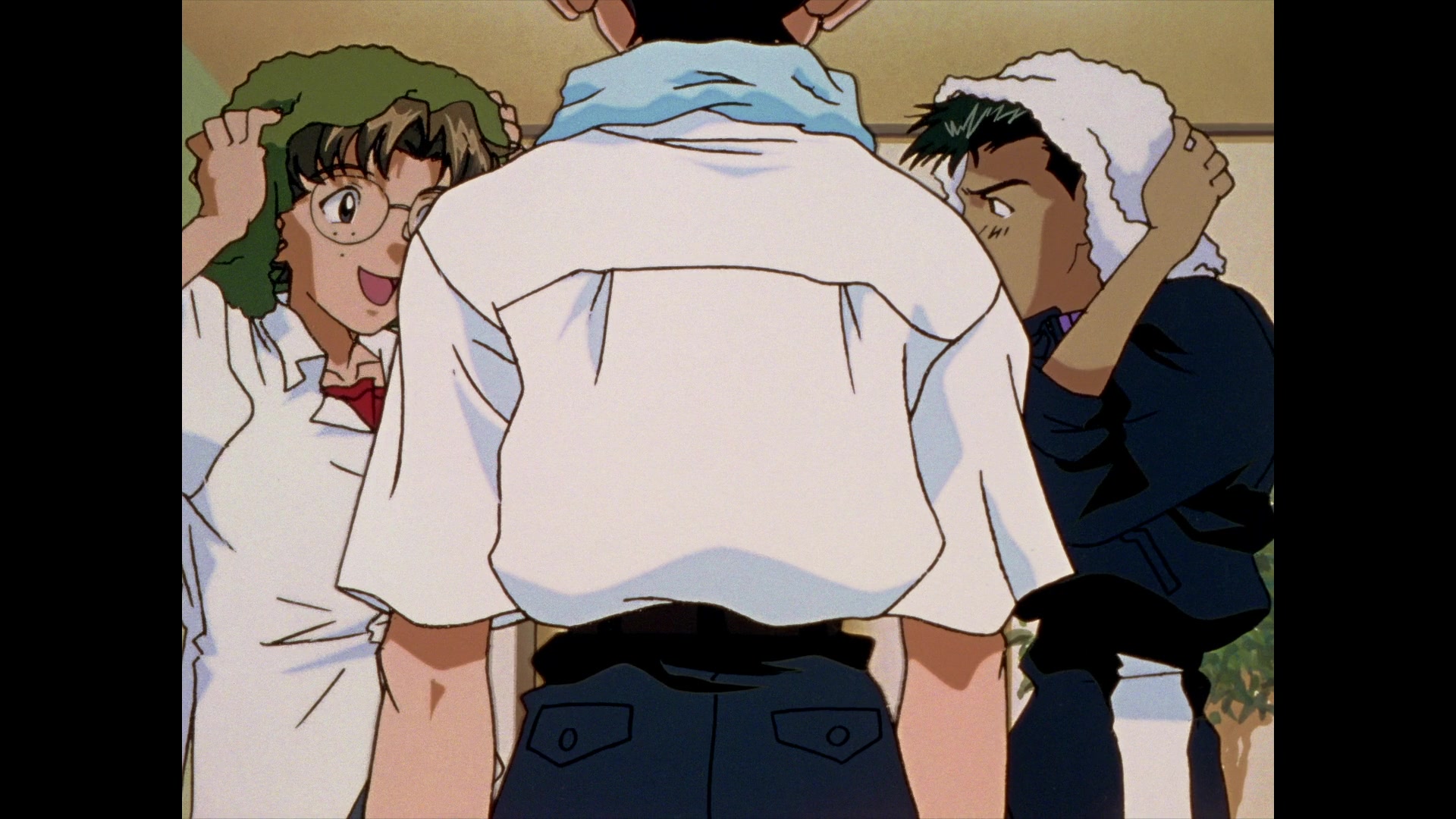 Neon Genesis Evangelion Ep 12: She said, "Don't make others suffer for your personal hatred." @ 03:05