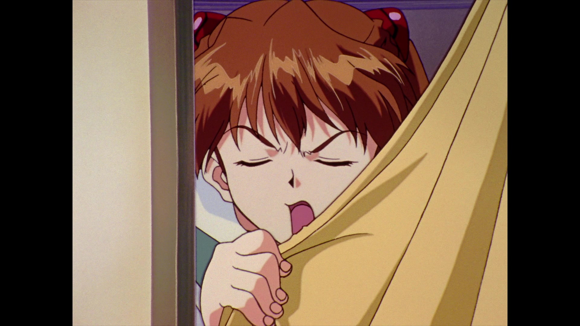 Neon Genesis Evangelion Ep 12: She said, "Don't make others suffer for your personal hatred." @ 03:18
