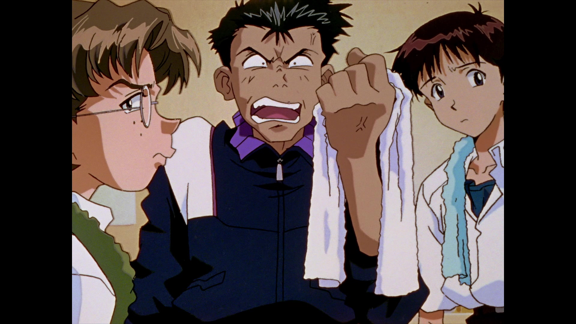 Neon Genesis Evangelion Ep 12: She said, "Don't make others suffer for your personal hatred." @ 03:25