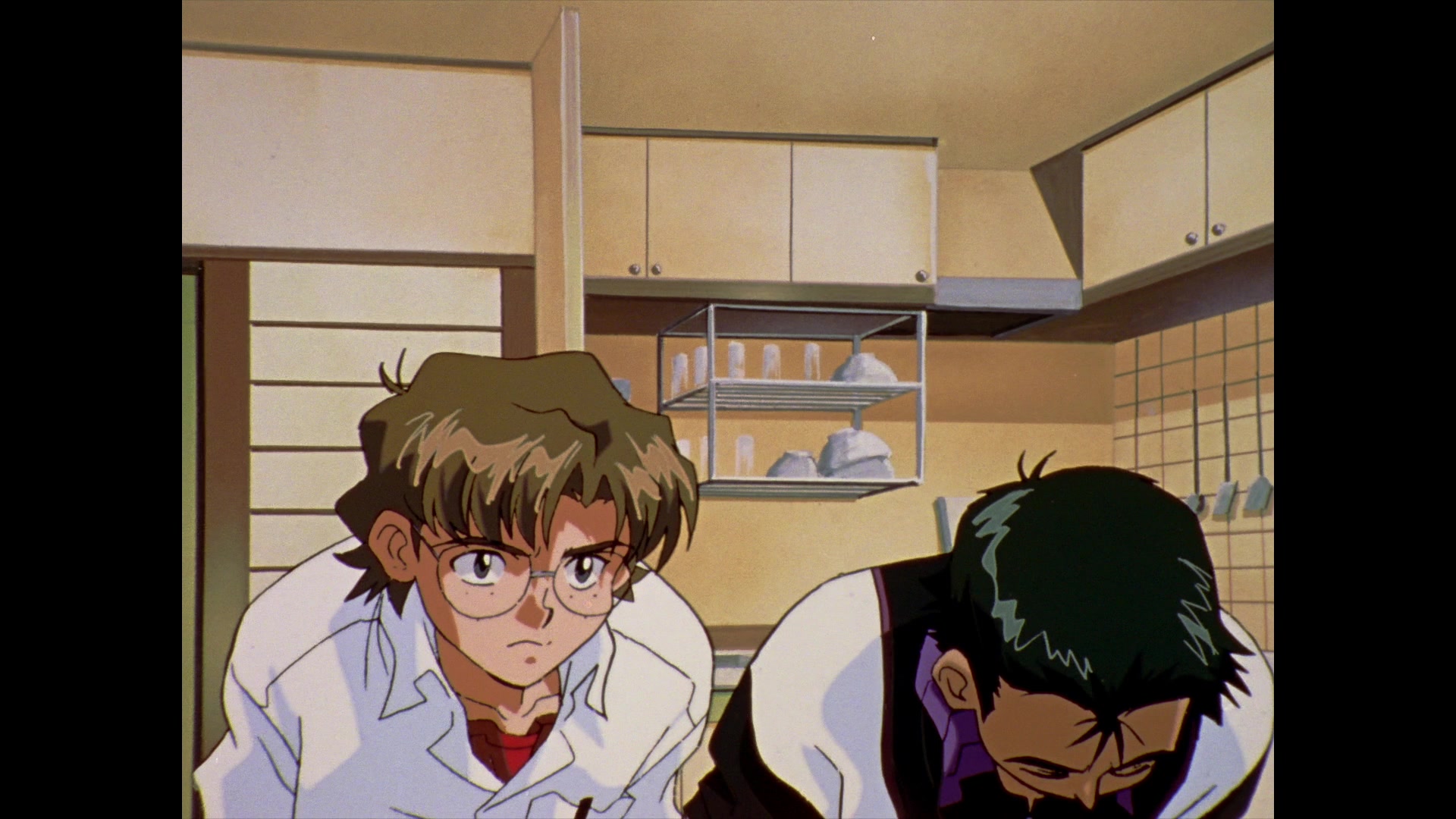 Neon Genesis Evangelion Ep 12: She said, "Don't make others suffer for your personal hatred." @ 03:52