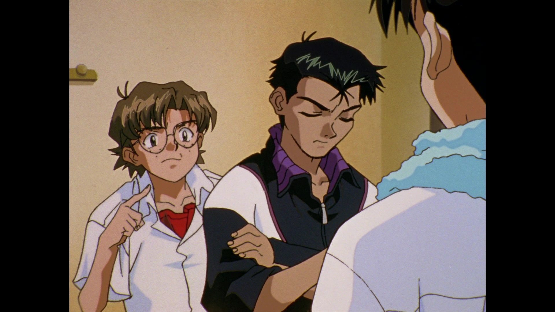 Neon Genesis Evangelion Ep 12: She said, "Don't make others suffer for your personal hatred." @ 04:12