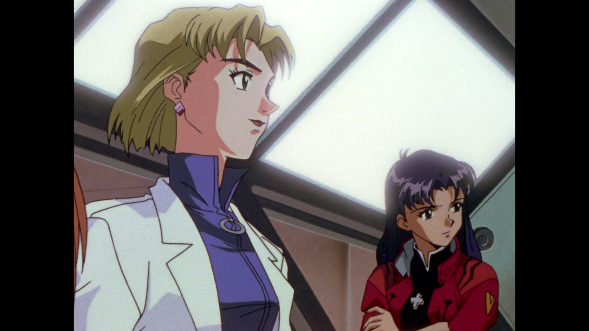 Neon Genesis Evangelion Ep 12: She said, "Don't make others suffer for your personal hatred." @ 05:33