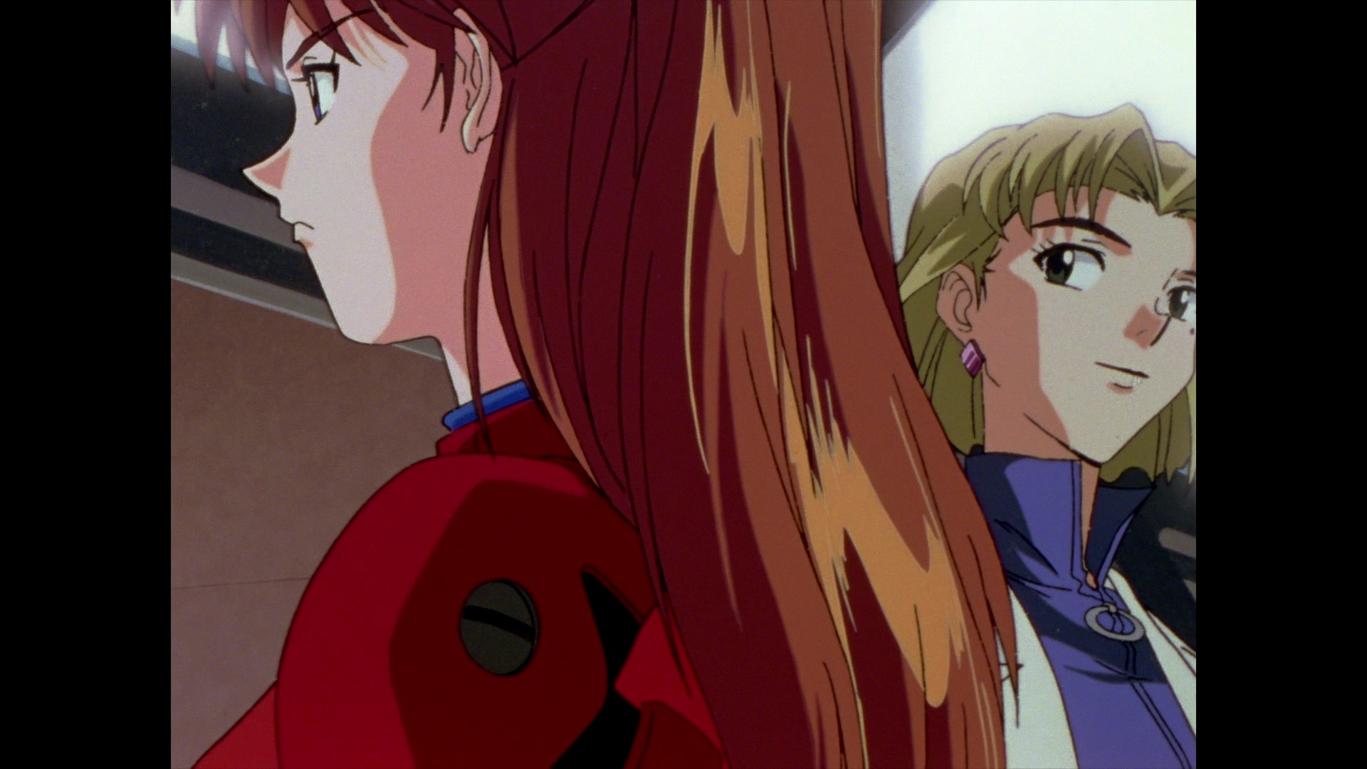 Neon Genesis Evangelion Ep 12: She said, "Don't make others suffer for your personal hatred." @ 05:40
