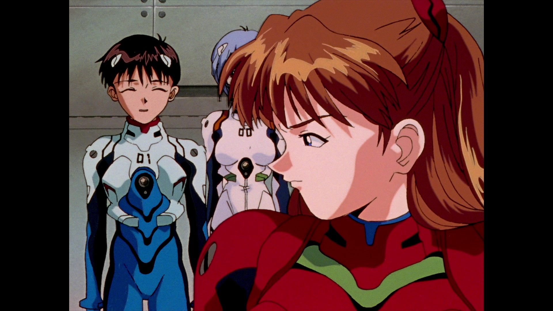 Neon Genesis Evangelion Ep 12: She said, "Don't make others suffer for your personal hatred." @ 05:47