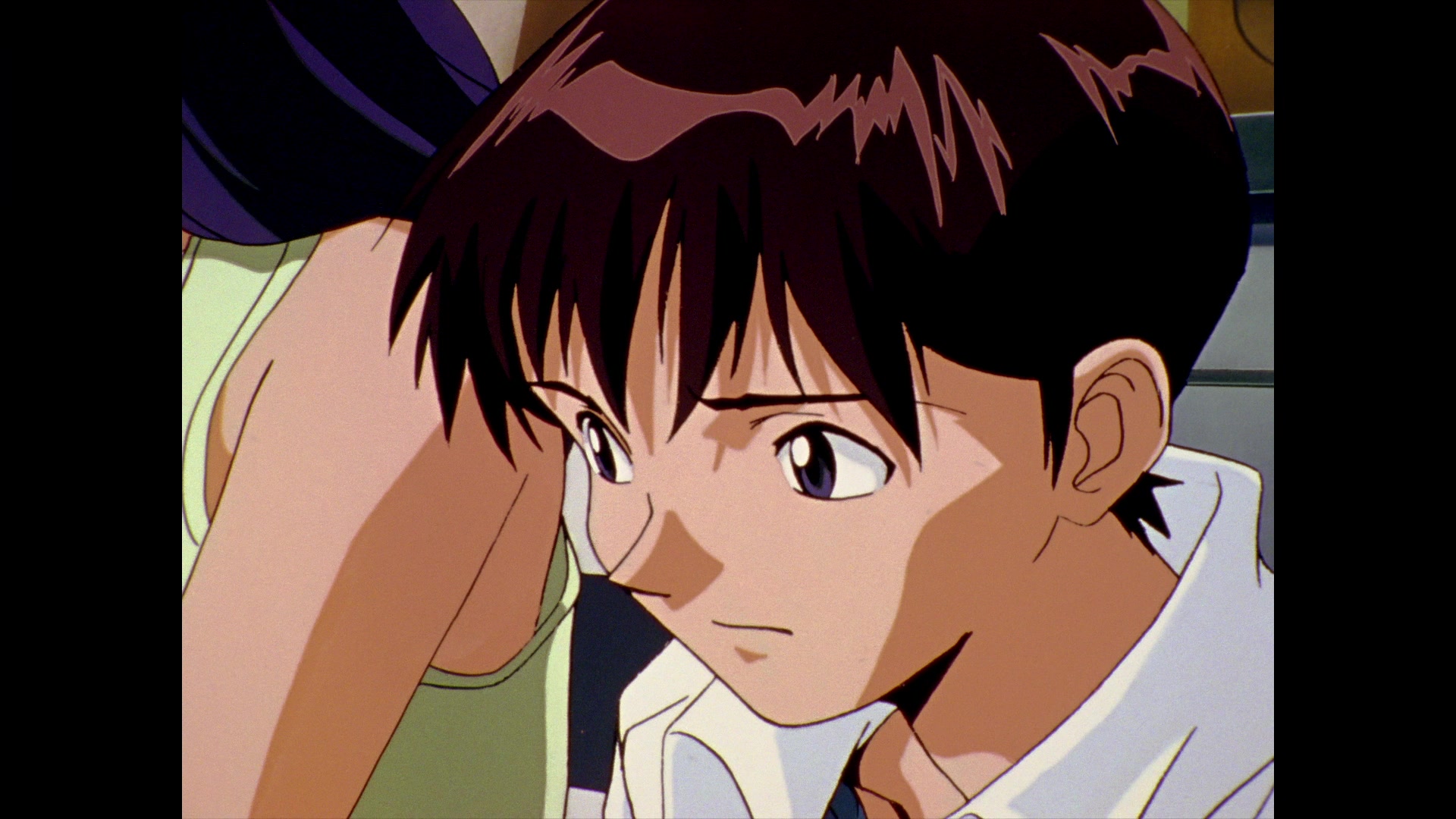 Neon Genesis Evangelion Ep 12: She said, "Don't make others suffer for your personal hatred." @ 06:48