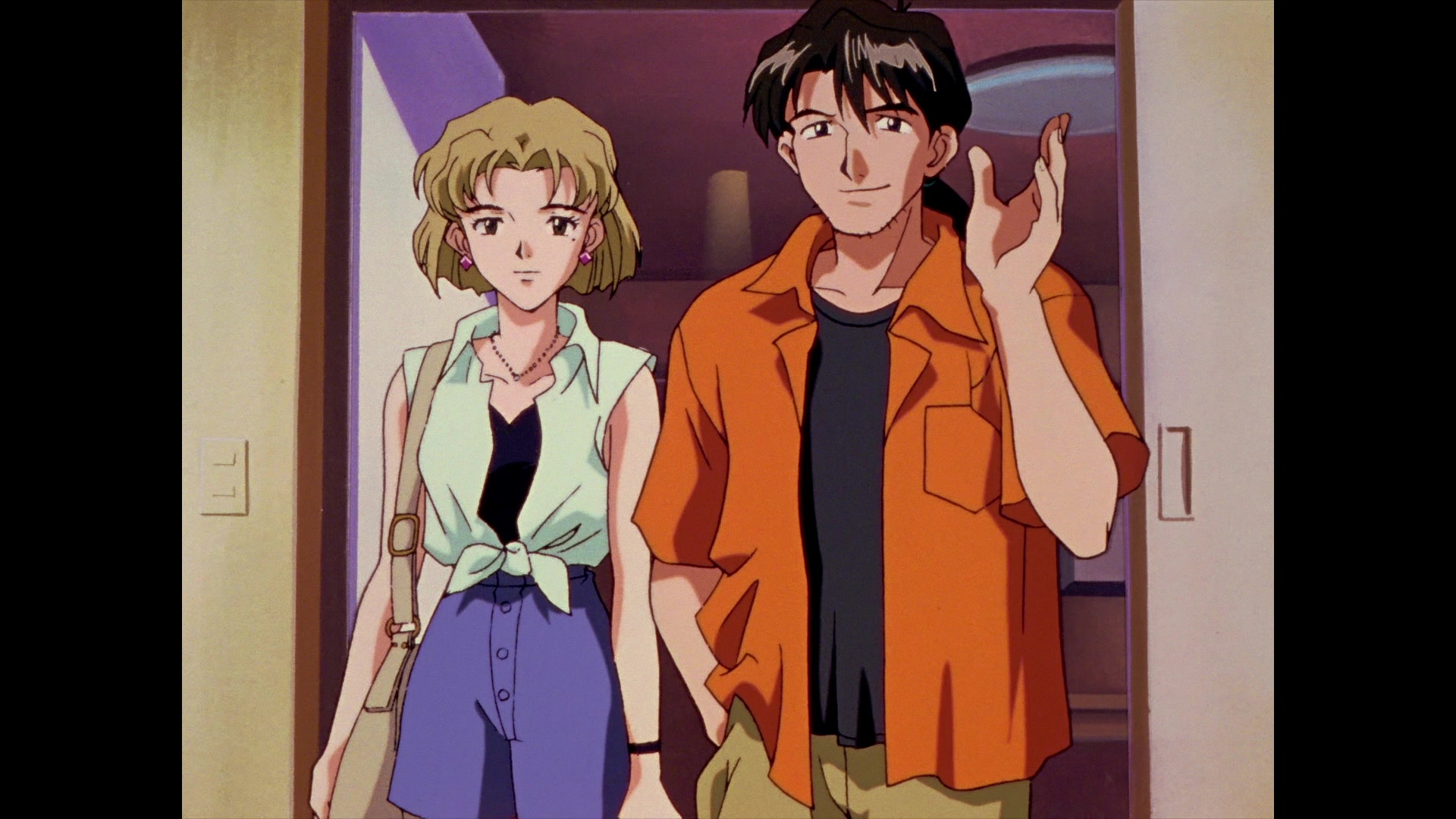 Neon Genesis Evangelion Ep 12: She said, "Don't make others suffer for your personal hatred." @ 08:15