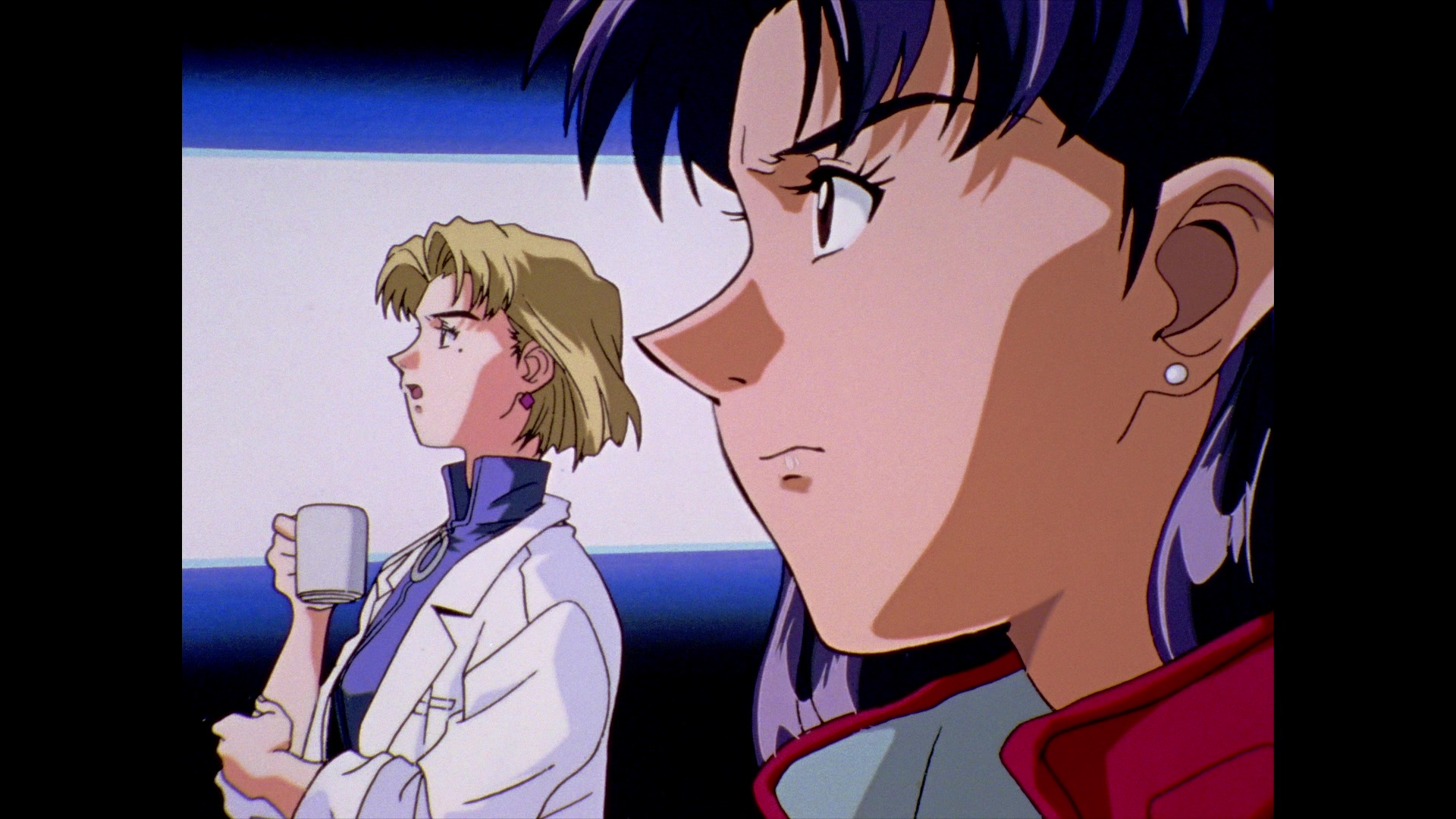 Neon Genesis Evangelion Ep 12: She said, "Don't make others suffer for your personal hatred." @ 10:03