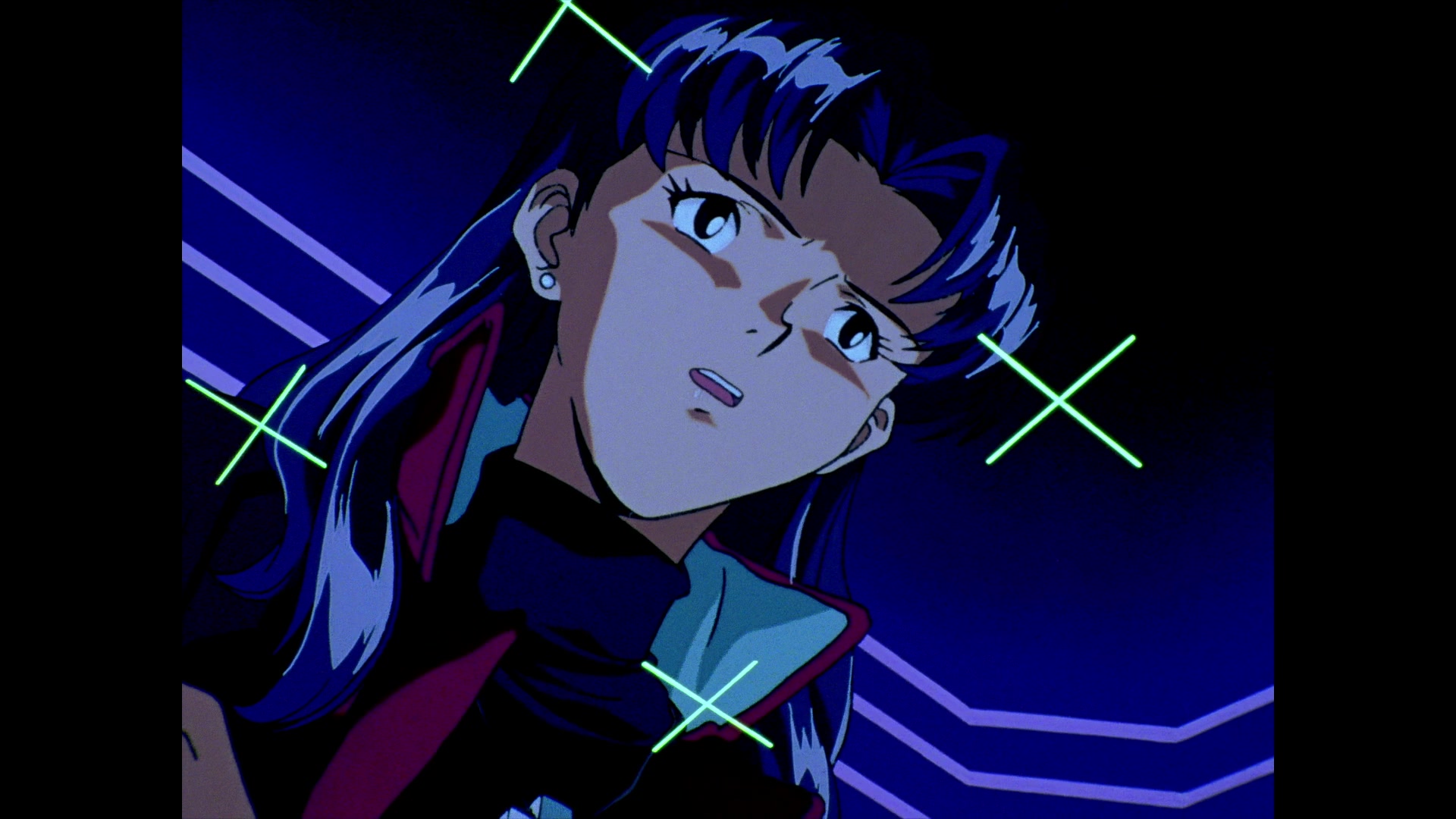 Neon Genesis Evangelion Ep 12: She said, "Don't make others suffer for your personal hatred." @ 10:30
