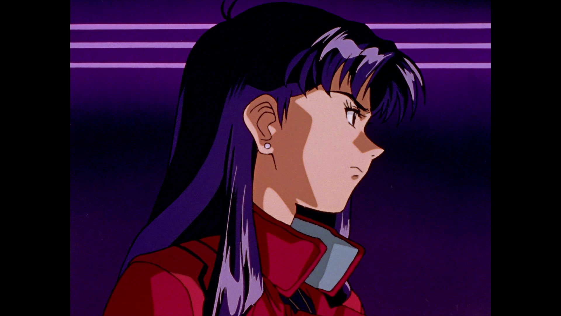 Neon Genesis Evangelion Ep 12: She said, "Don't make others suffer for your personal hatred." @ 11:04