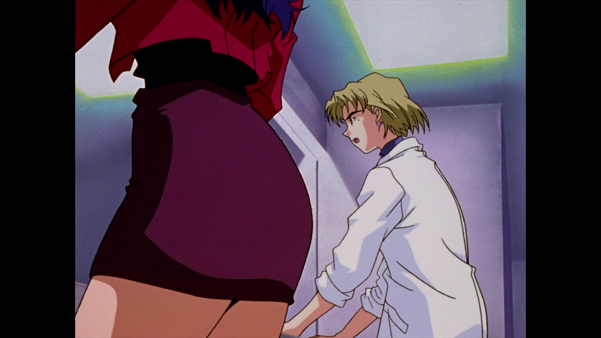Neon Genesis Evangelion Ep 12: She said, "Don't make others suffer for your personal hatred." @ 11:58