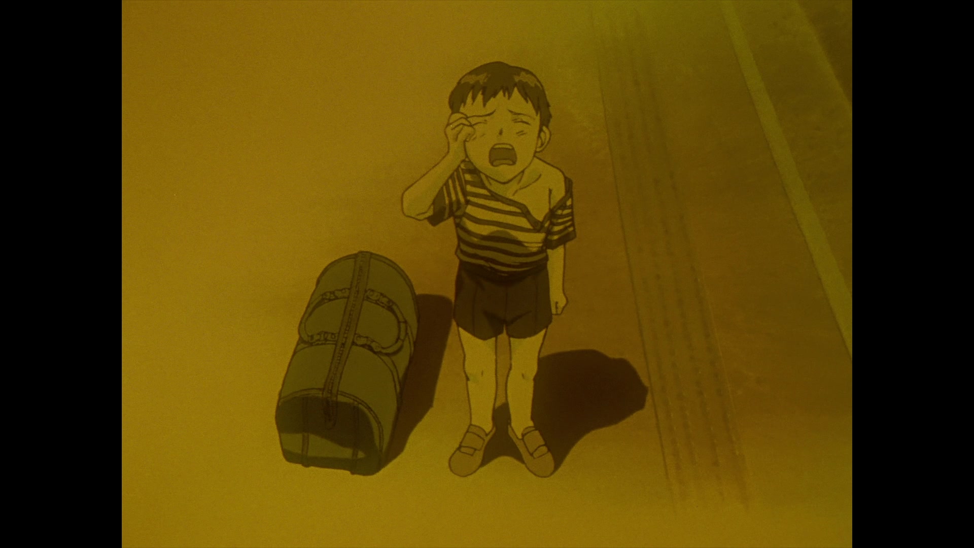 Neon Genesis Evangelion Ep 12: She said, "Don't make others suffer for your personal hatred." @ 17:43