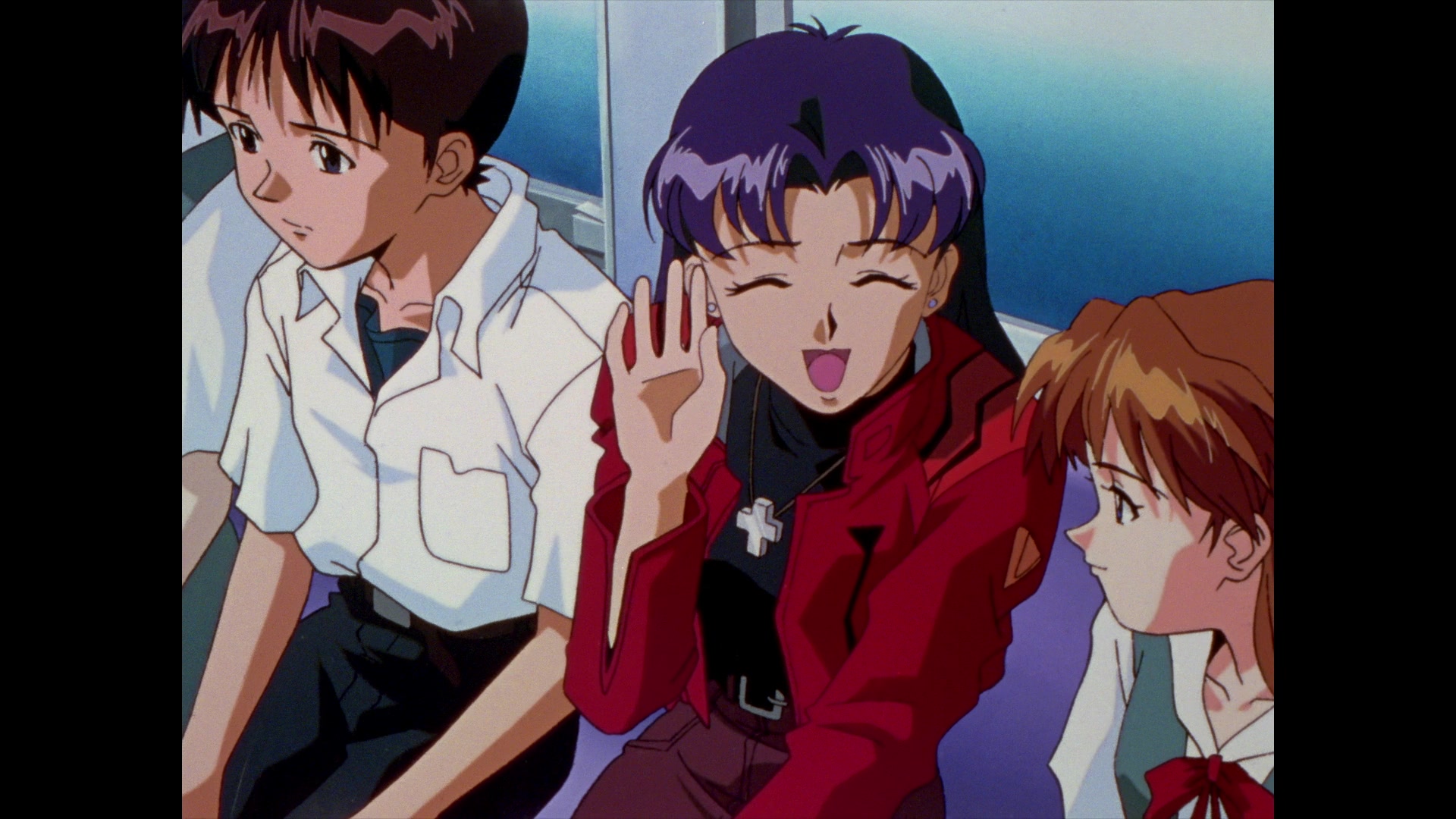 Neon Genesis Evangelion Ep 12: She said, "Don't make others suffer for your personal hatred." @ 21:06