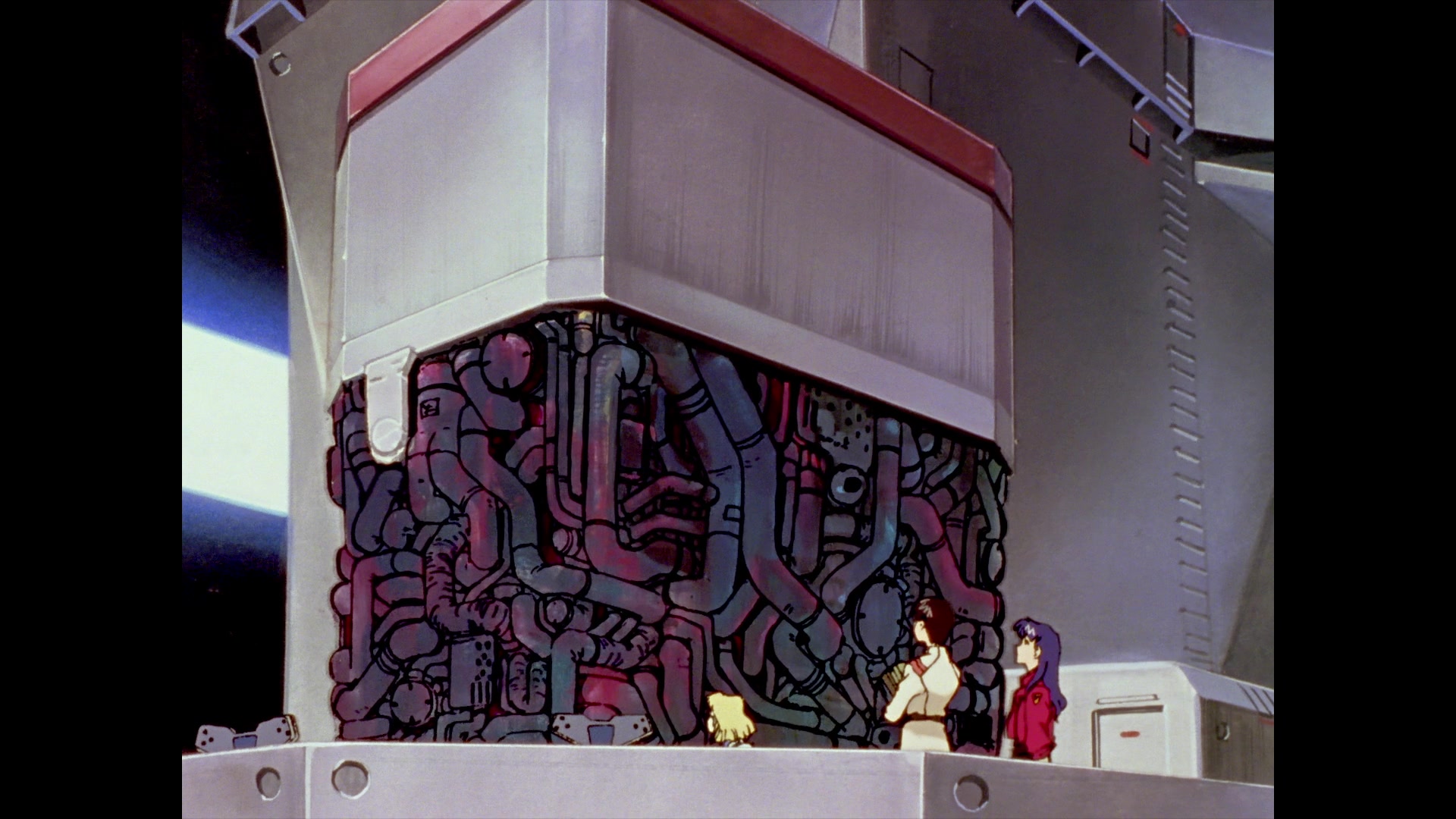 Neon Genesis Evangelion Ep 13: Lilliputian Hitcher @ 16:35