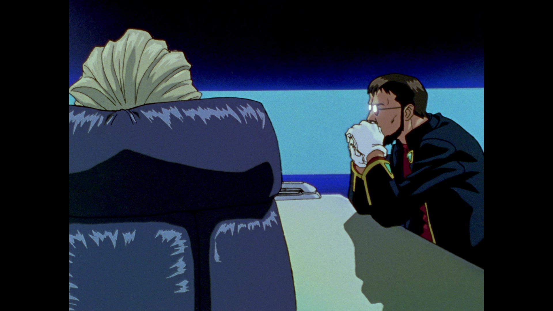 Neon Genesis Evangelion Ep 14: Weaving a Story @ 21:39