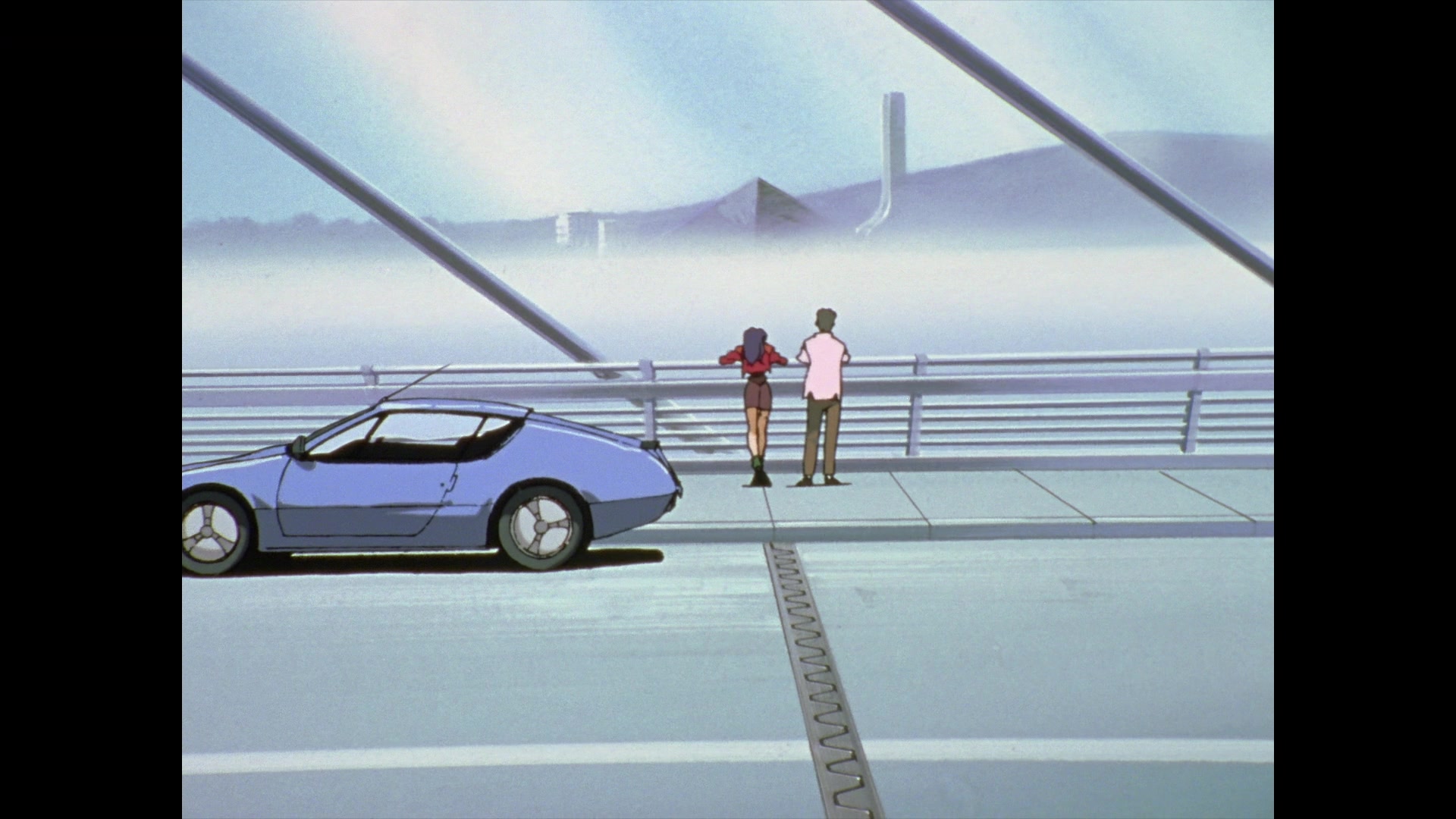Neon Genesis Evangelion Ep 24: The Beginning and the End, or "Knockin' on Heaven's Door" @ 14:43