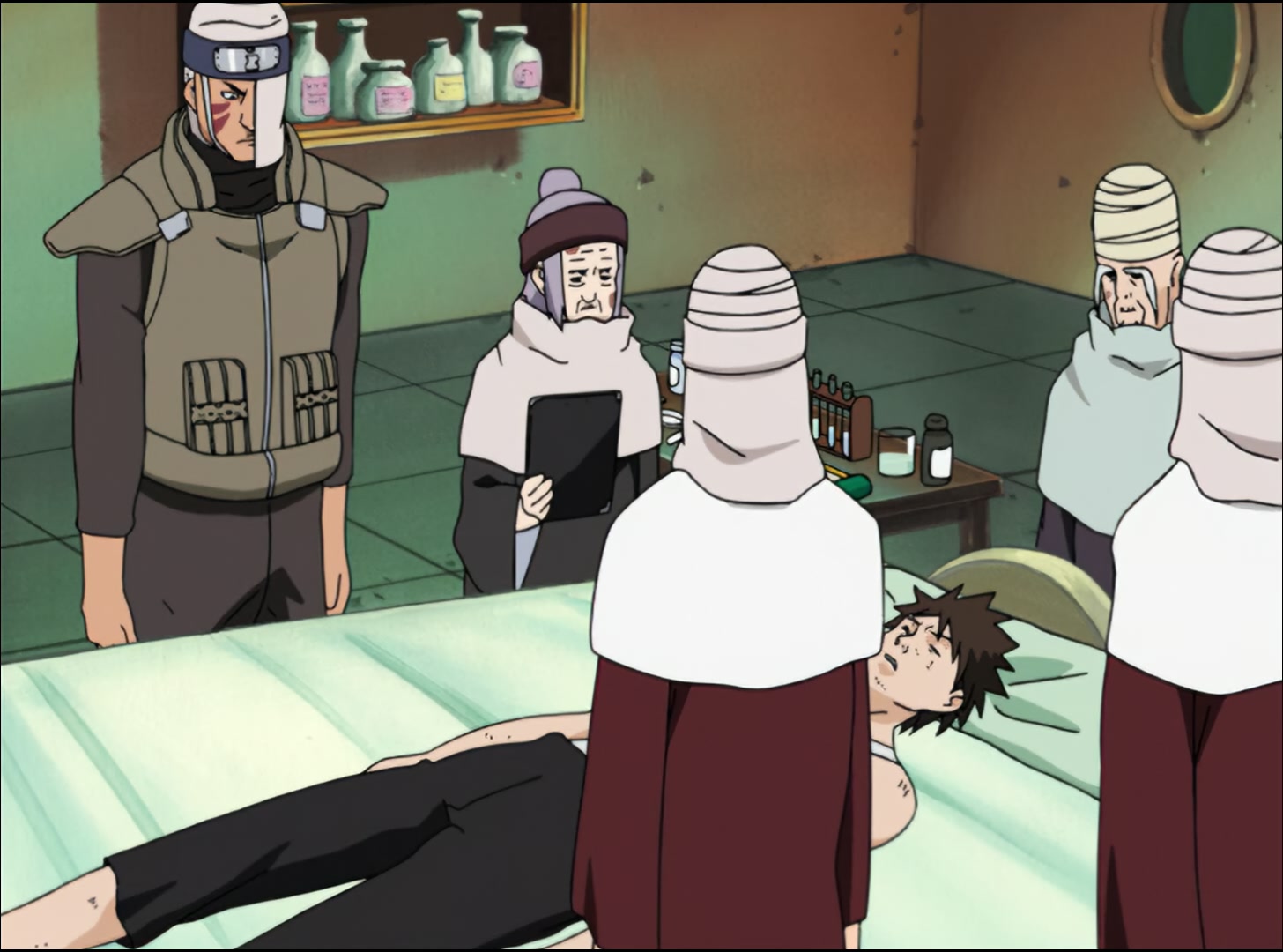 Naruto: Shippuden Ep 10: Sealing Jutsu: Nine Phantom Dragons @ 00:01:39