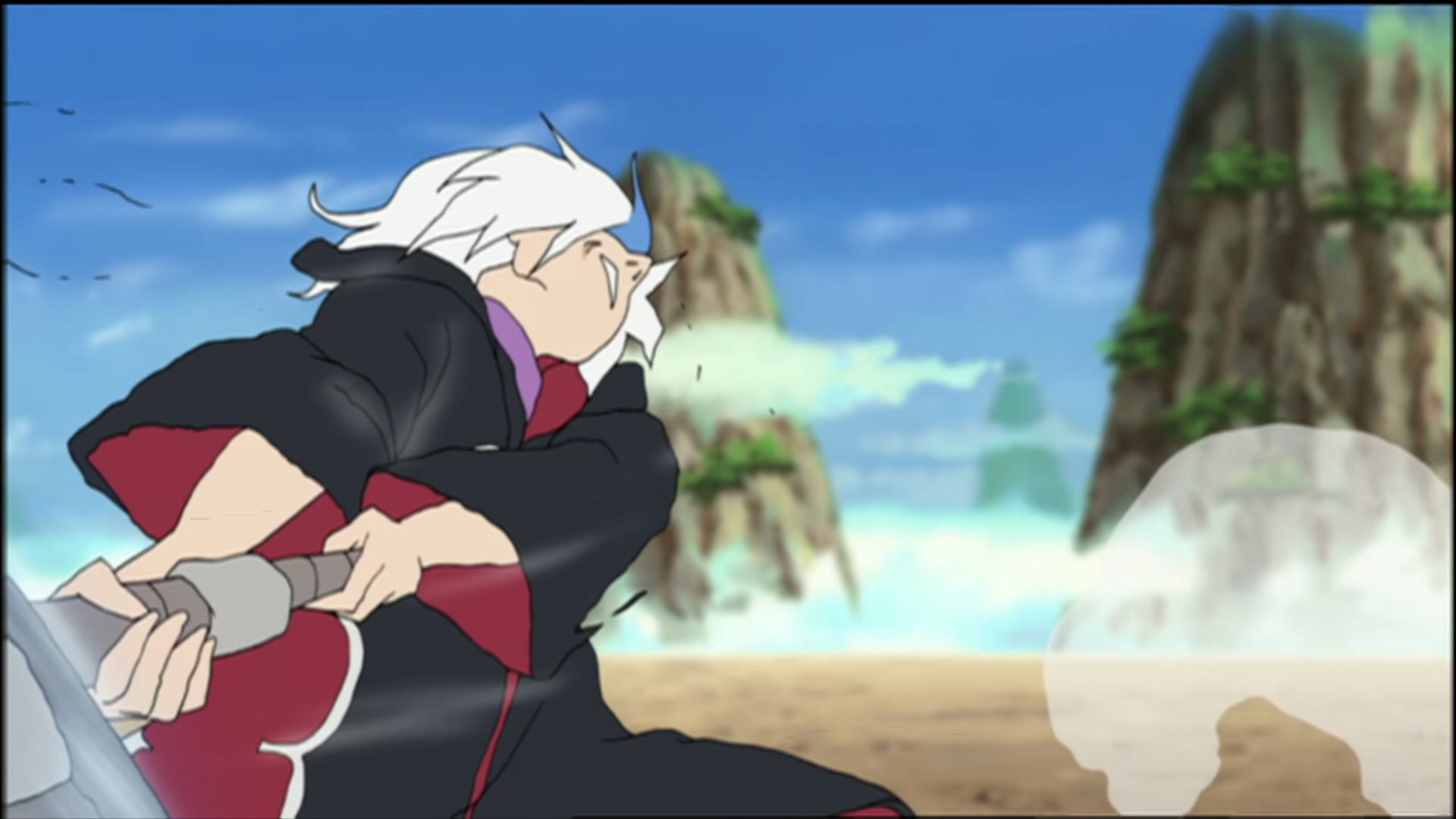 Naruto: Shippuden Ep 143: The Eight-Tails vs. Sasuke @ 00:08:39