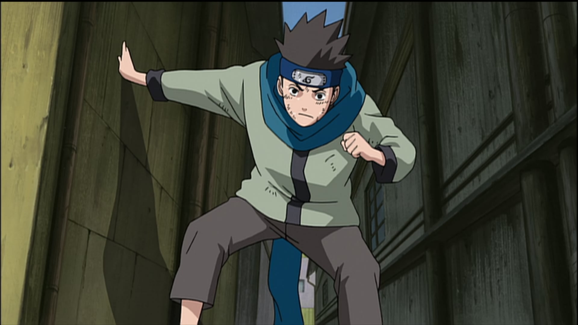 Naruto: Shippuden Ep 161: Surname Is Sarutobi. Given Name, Konohamaru! @ 00:14:53