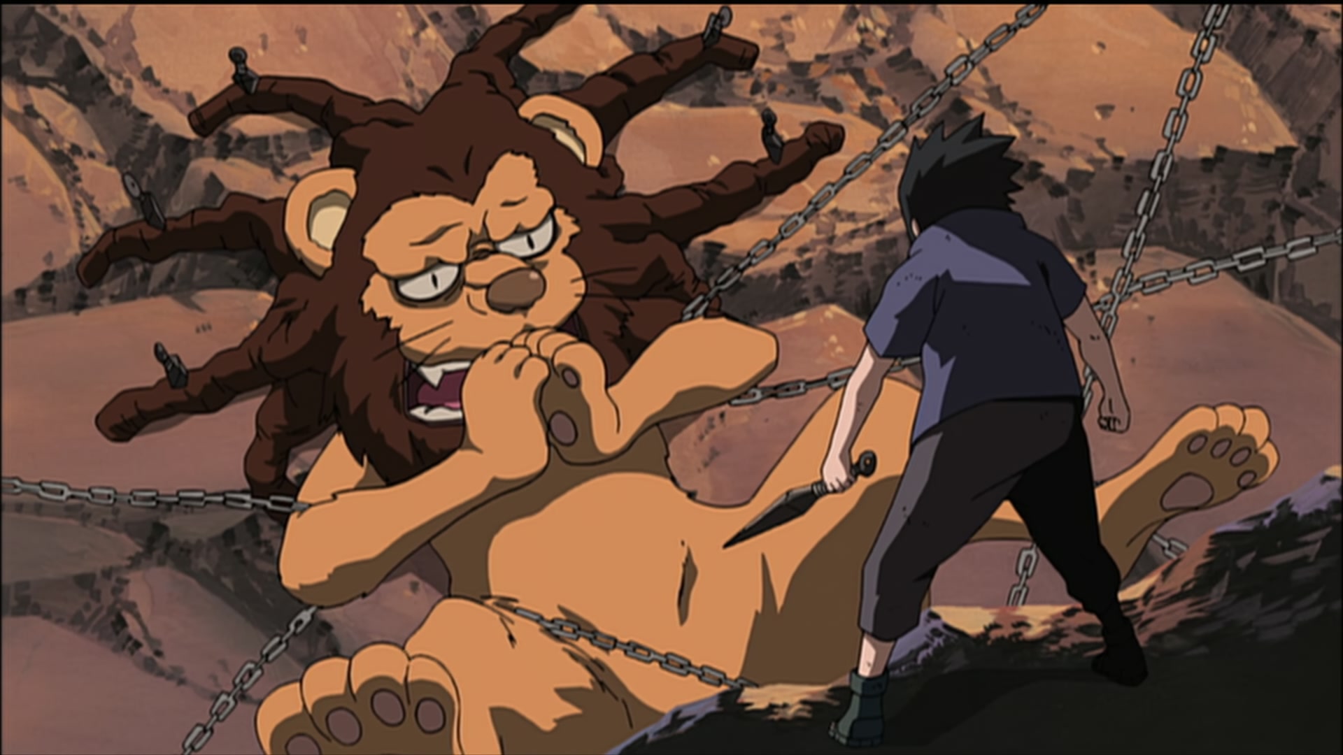 Naruto: Shippuden Ep 189: Sasuke's Paw Encyclopedia @ 00:05:35