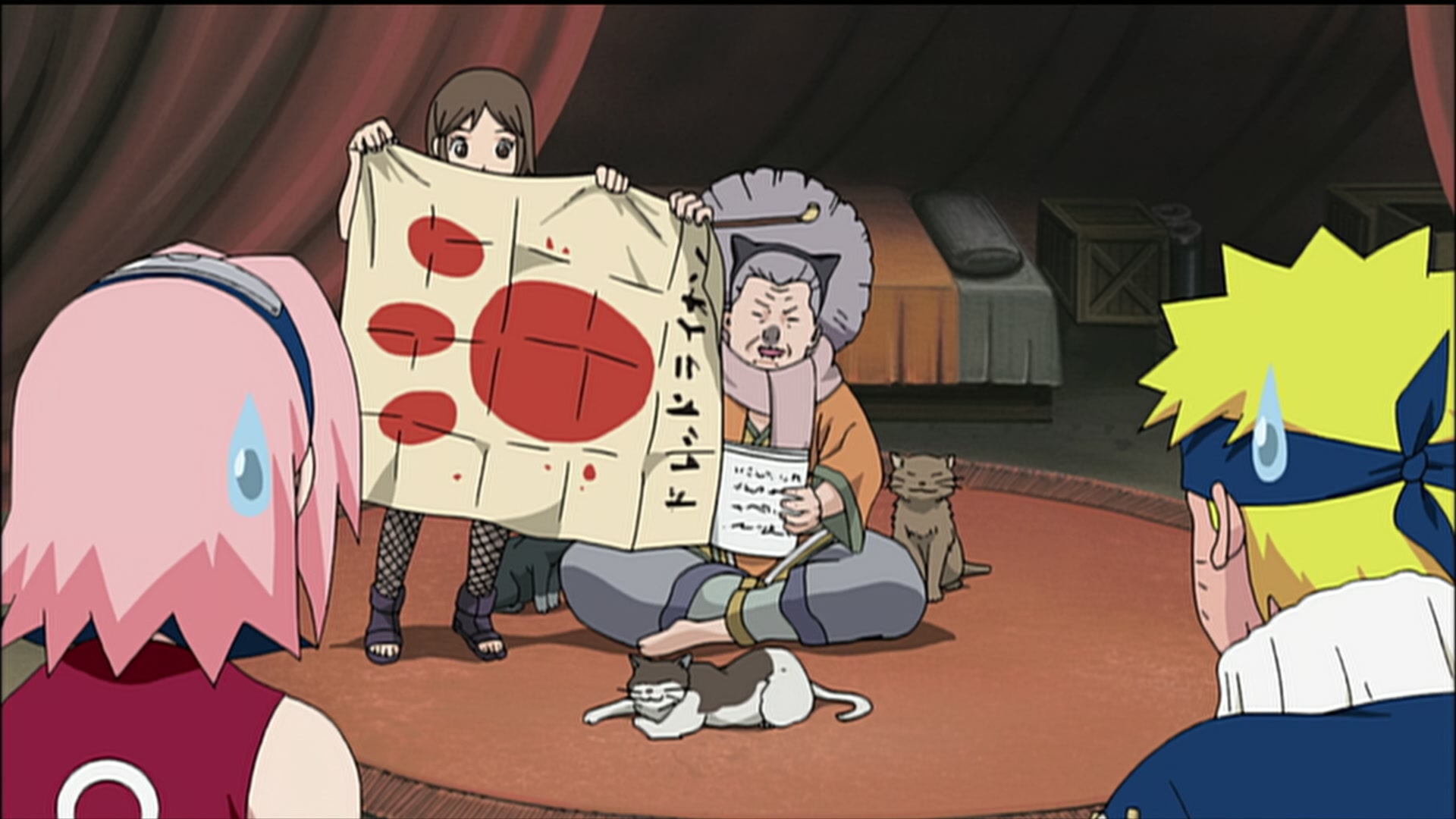 Naruto: Shippuden Ep 189: Sasuke's Paw Encyclopedia @ 00:05:40
