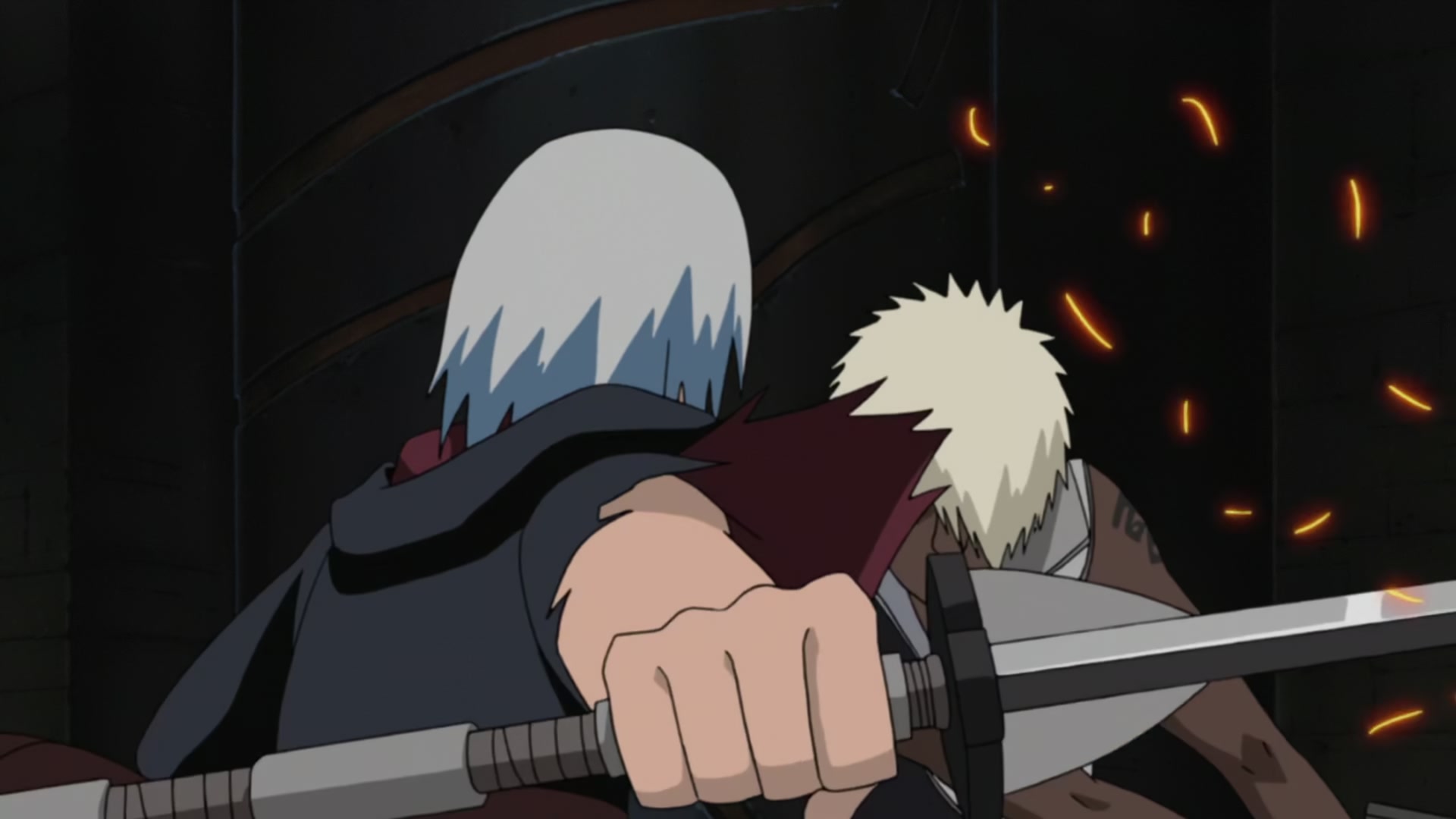 Naruto: Shippuden Ep 203: Sasuke's Ninja Way @ 00:08:27