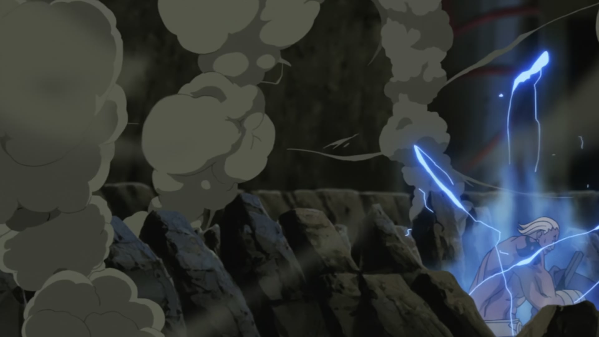 Naruto: Shippuden Ep 203: Sasuke's Ninja Way @ 00:08:56