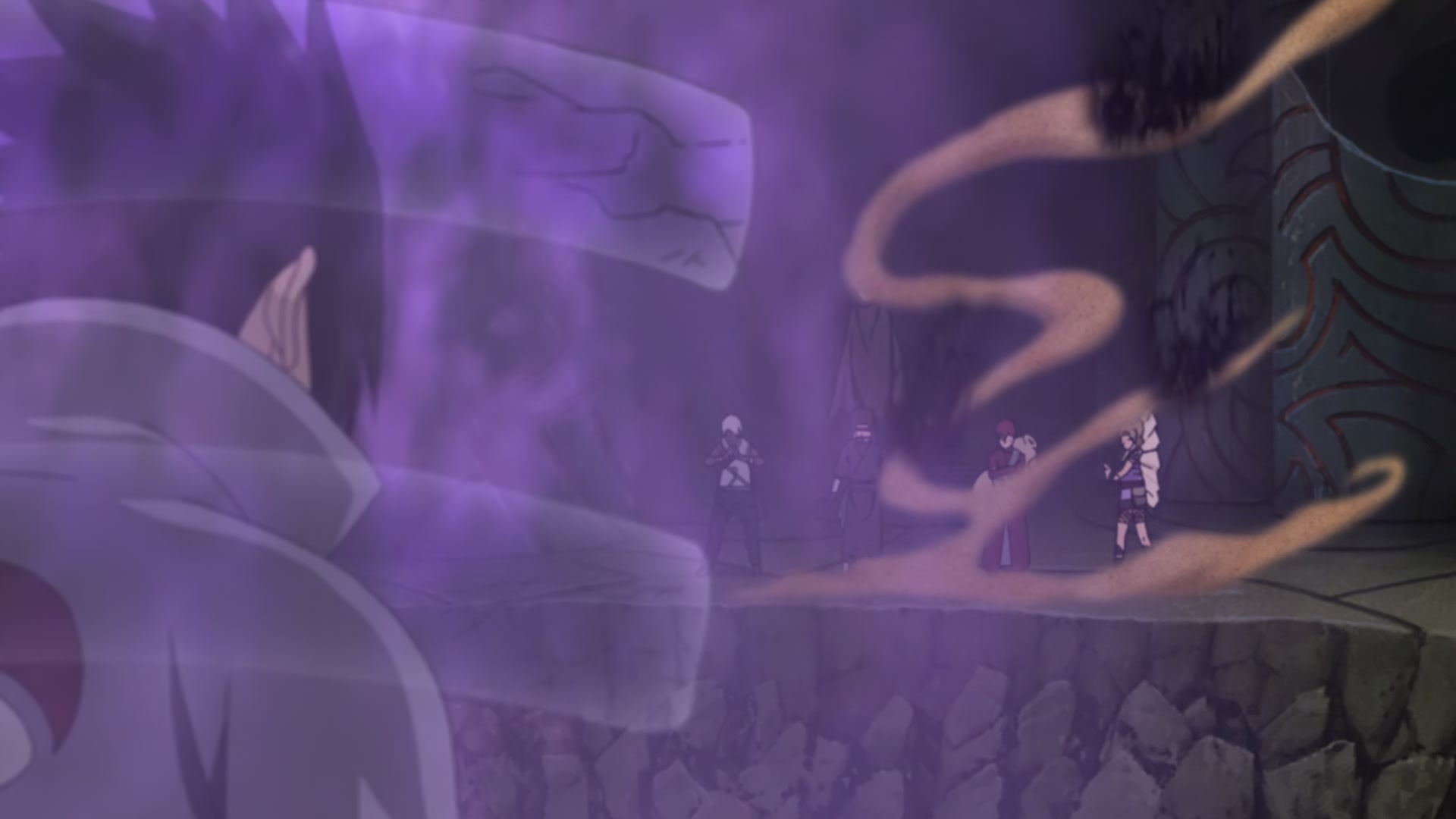 Naruto: Shippuden Ep 203: Sasuke's Ninja Way @ 00:19:32