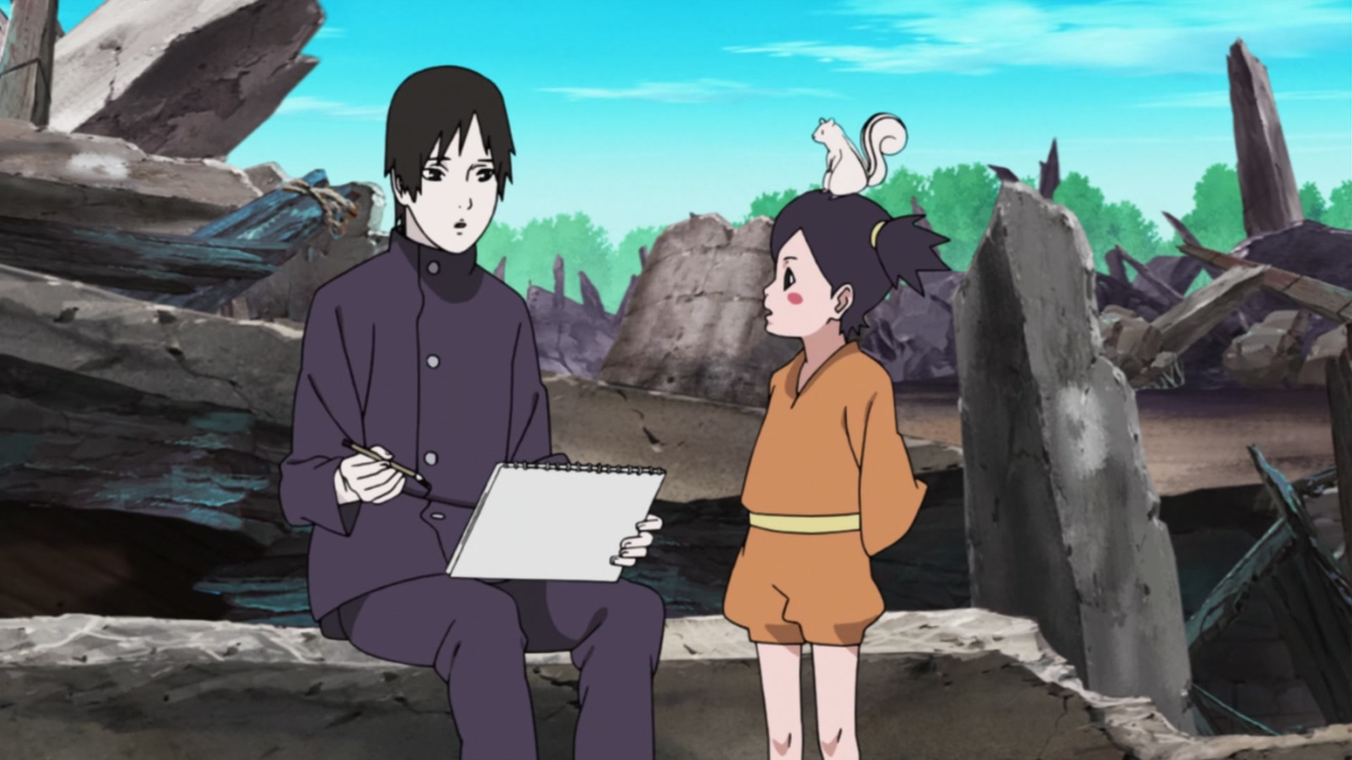 Naruto: Shippuden Ep 238: Sai's Day Off @ 00:07:20