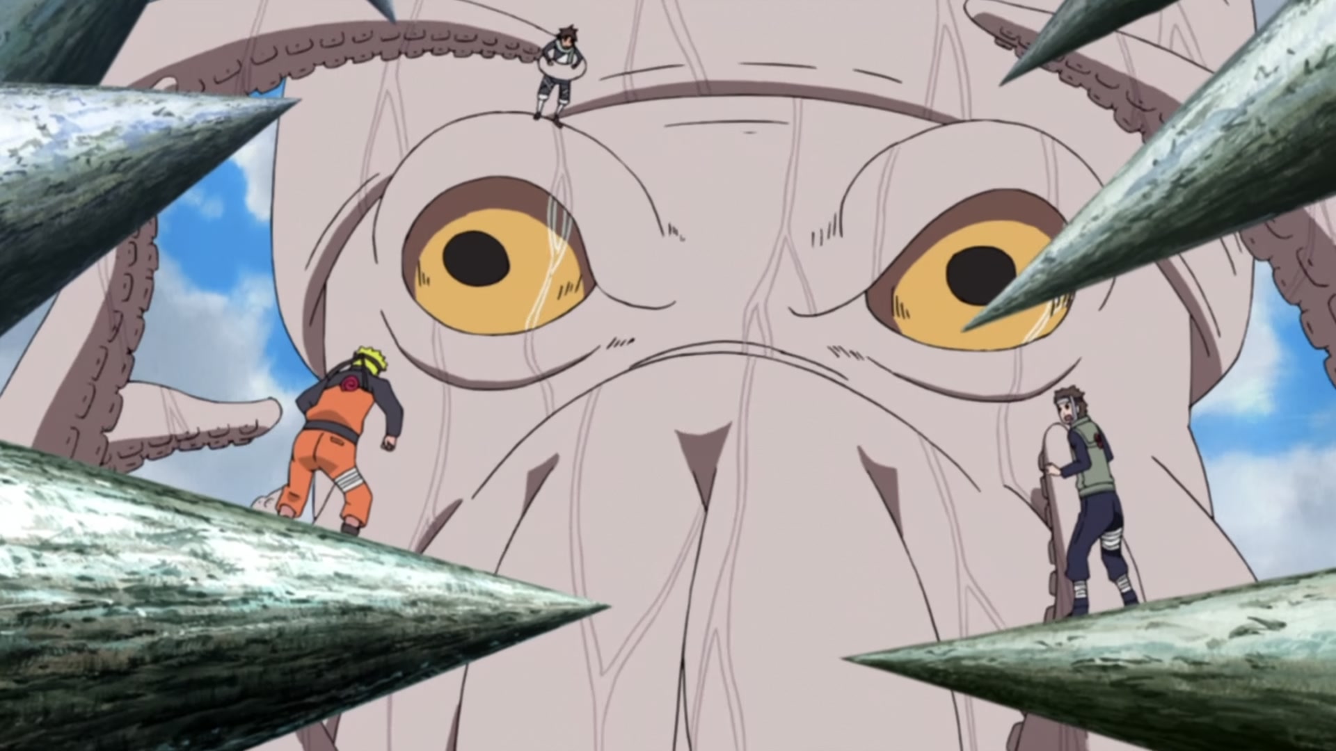 Naruto: Shippuden Ep 244: Killer Bee and Motoi @ 00:18:19