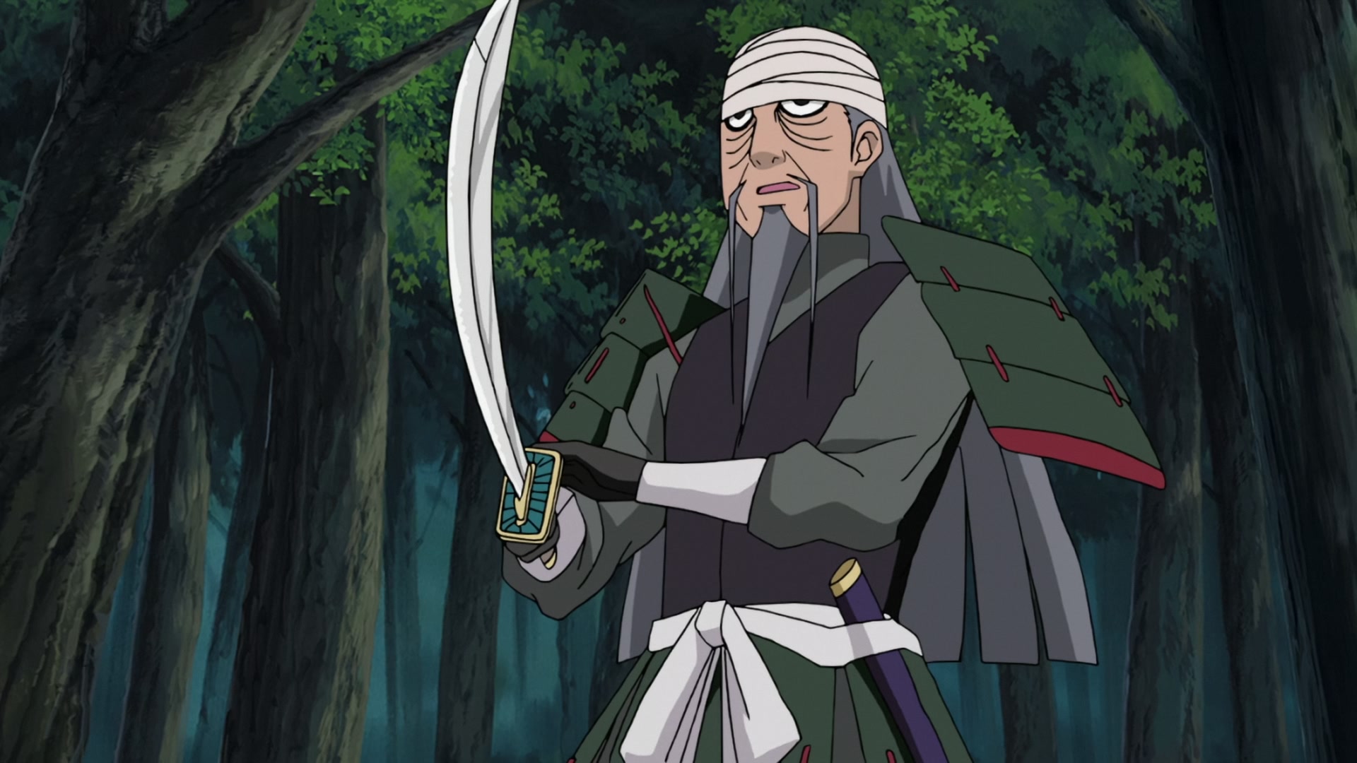 Naruto: Shippuden Ep 272: Mifune vs. Hanzo @ 00:09:22