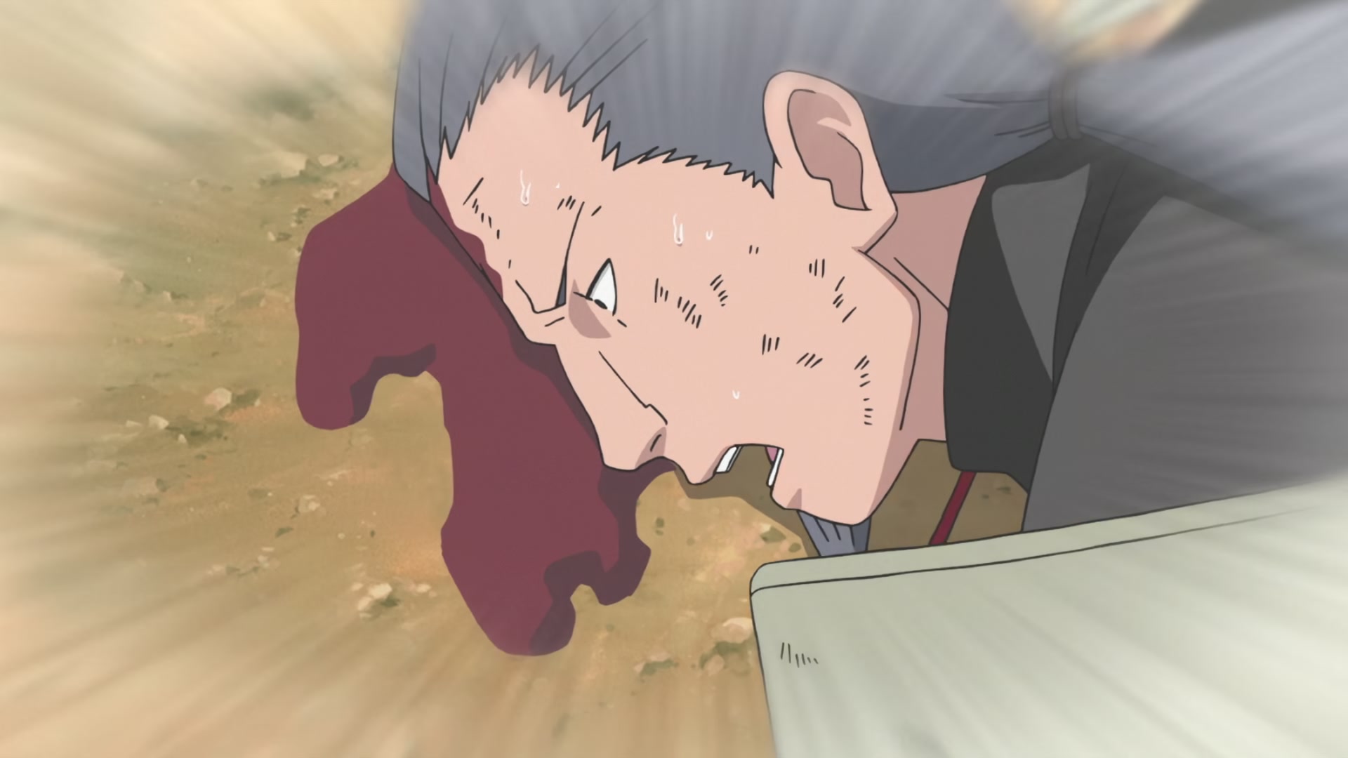 Naruto: Shippuden Ep 272: Mifune vs. Hanzo @ 00:10:42