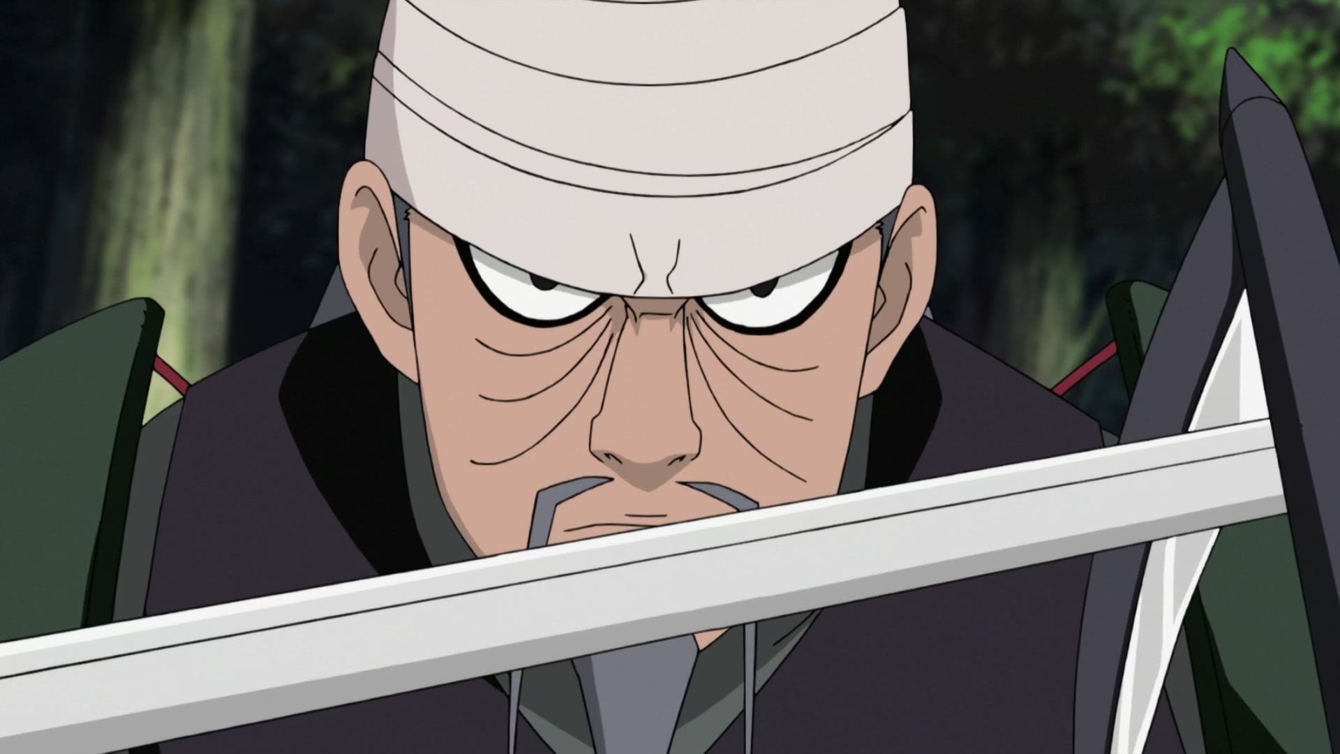 Naruto: Shippuden Ep 272: Mifune vs. Hanzo @ 00:12:07