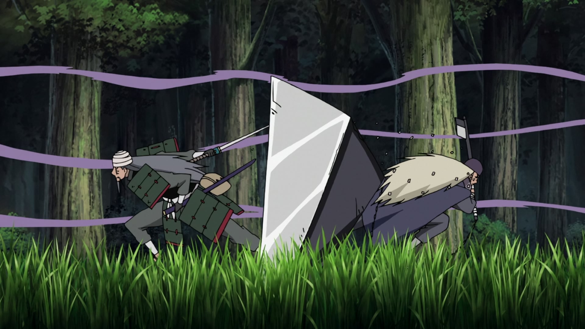 Naruto: Shippuden Ep 272: Mifune vs. Hanzo @ 00:13:04