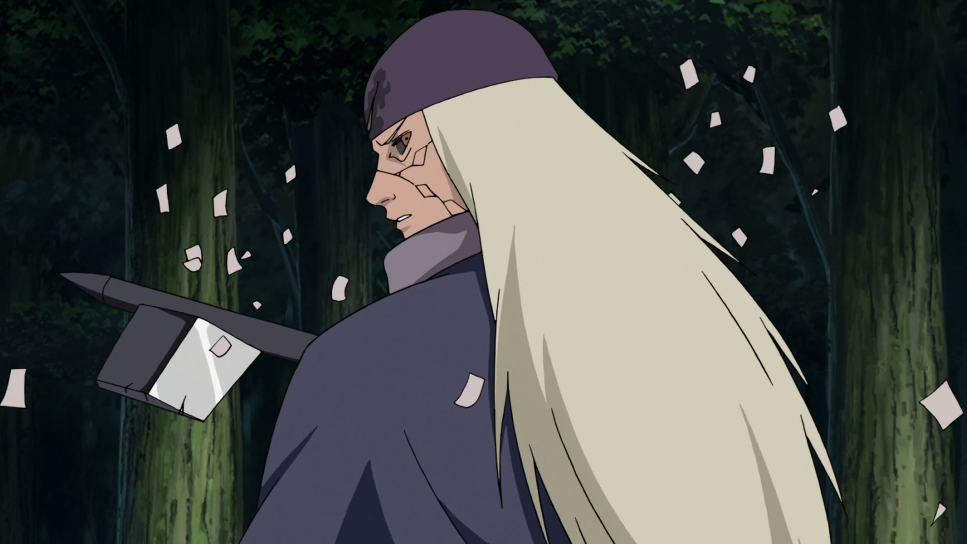 Naruto: Shippuden Ep 272: Mifune vs. Hanzo @ 00:13:09