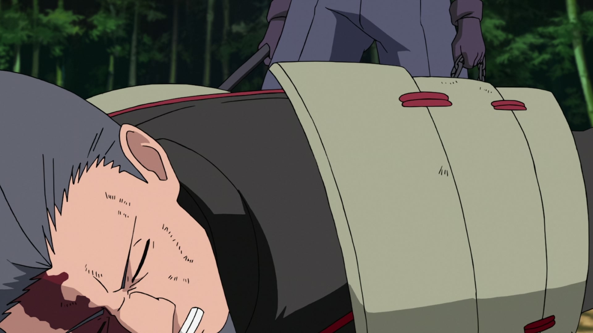 Naruto: Shippuden Ep 272: Mifune vs. Hanzo @ 00:16:41