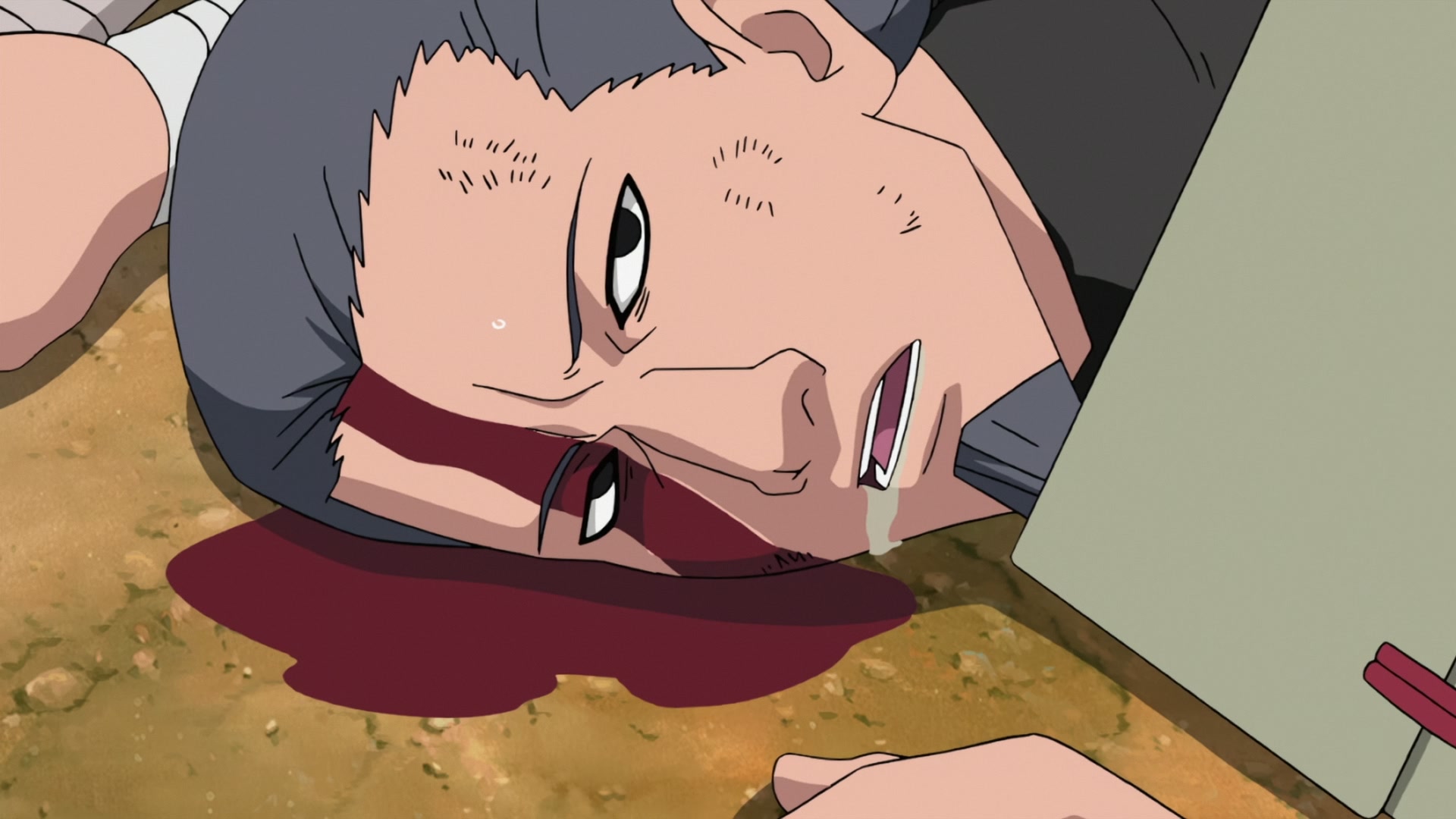 Naruto: Shippuden Ep 272: Mifune vs. Hanzo @ 00:17:24