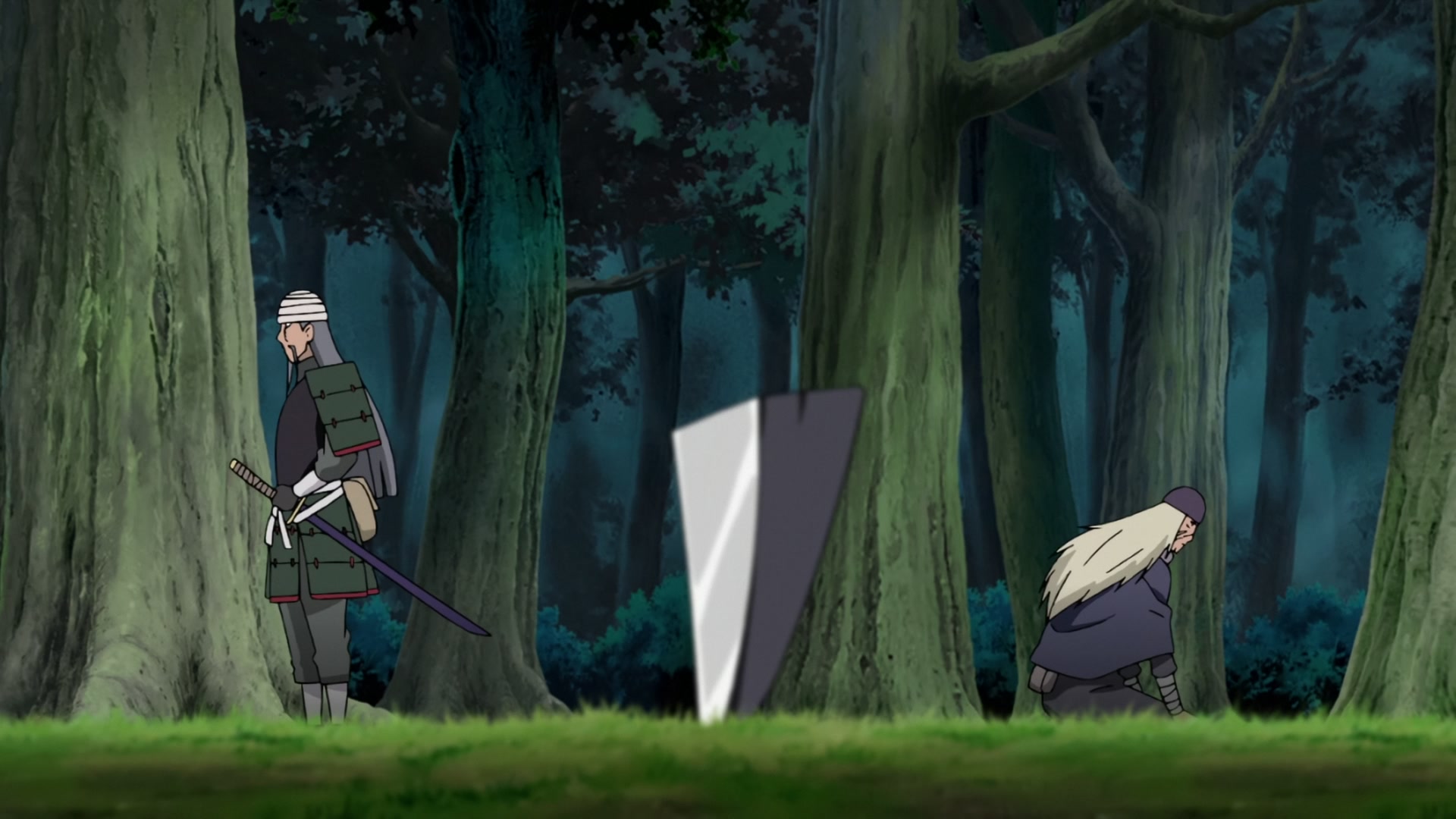 Naruto: Shippuden Ep 272: Mifune vs. Hanzo @ 00:17:57