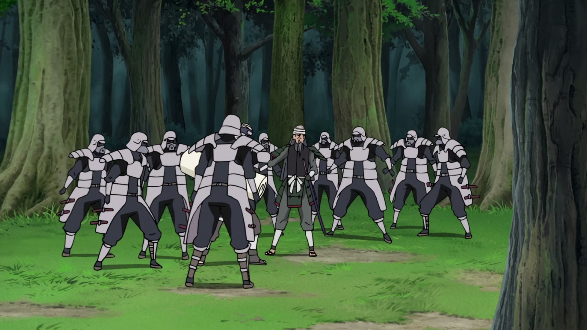 Naruto: Shippuden Ep 272: Mifune vs. Hanzo @ 00:18:54