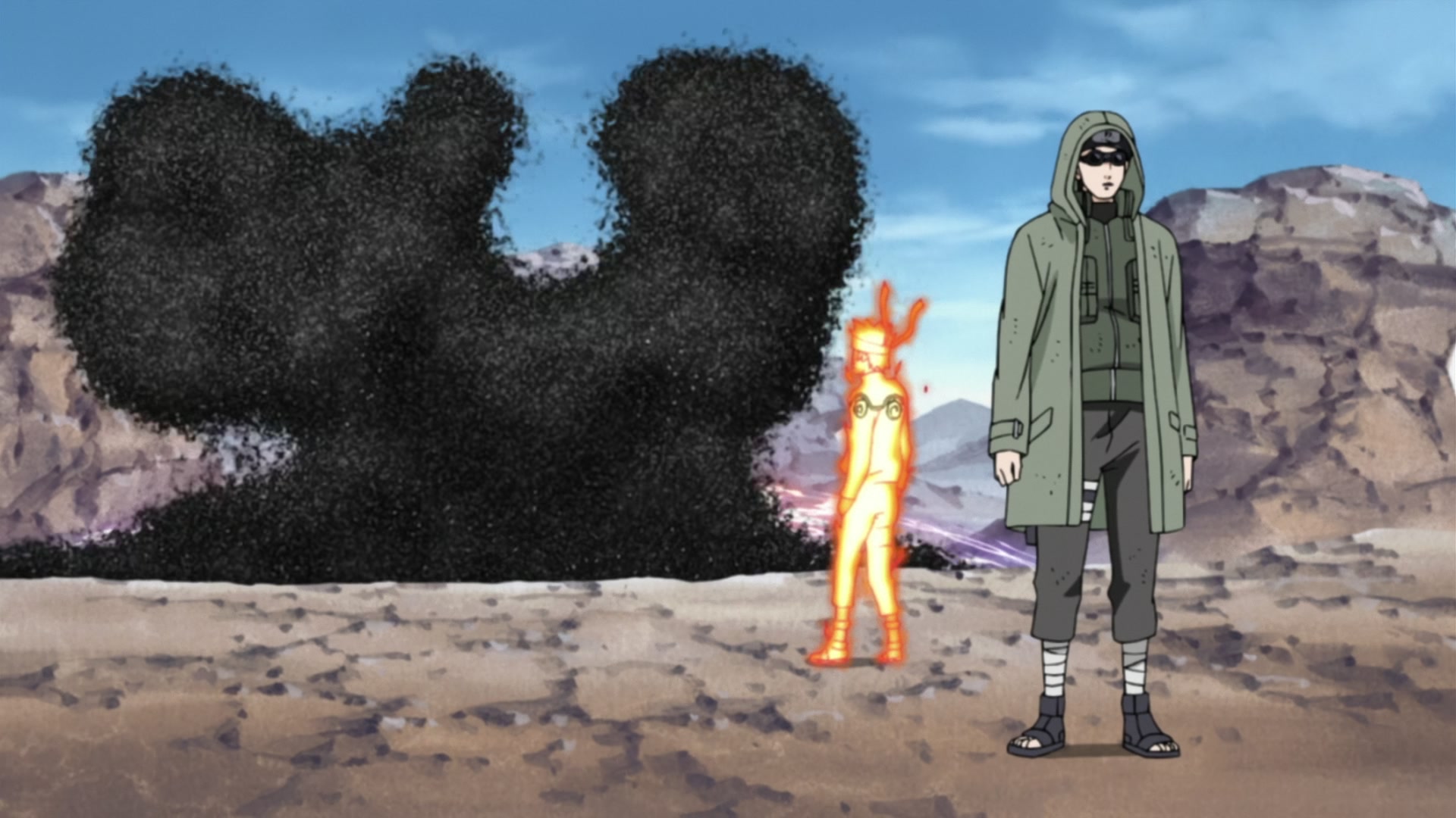 Naruto: Shippuden Ep 317: Shino vs. Torune! @ 00:18:49