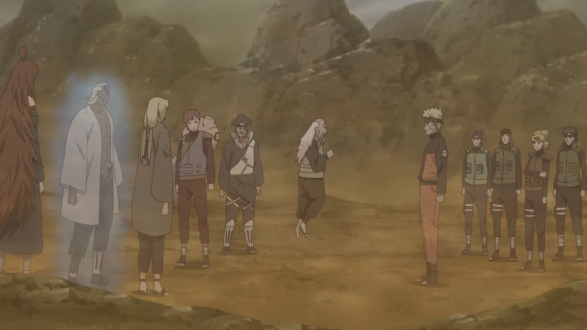 Naruto: Shippuden Ep 323: The Five Kage Assemble @ 00:19:26